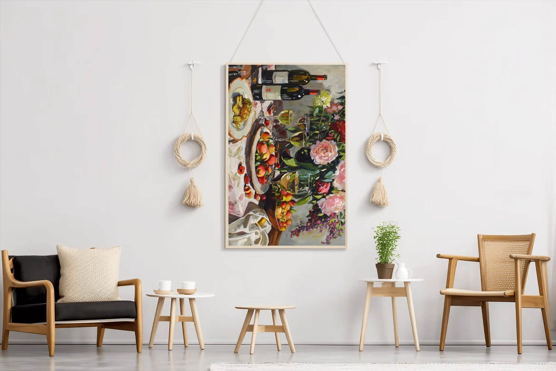 Cocktail Bar Table Wall Art - beink online art store
