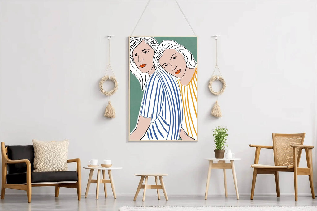 Contemporary Female Wall Art - beink online art store