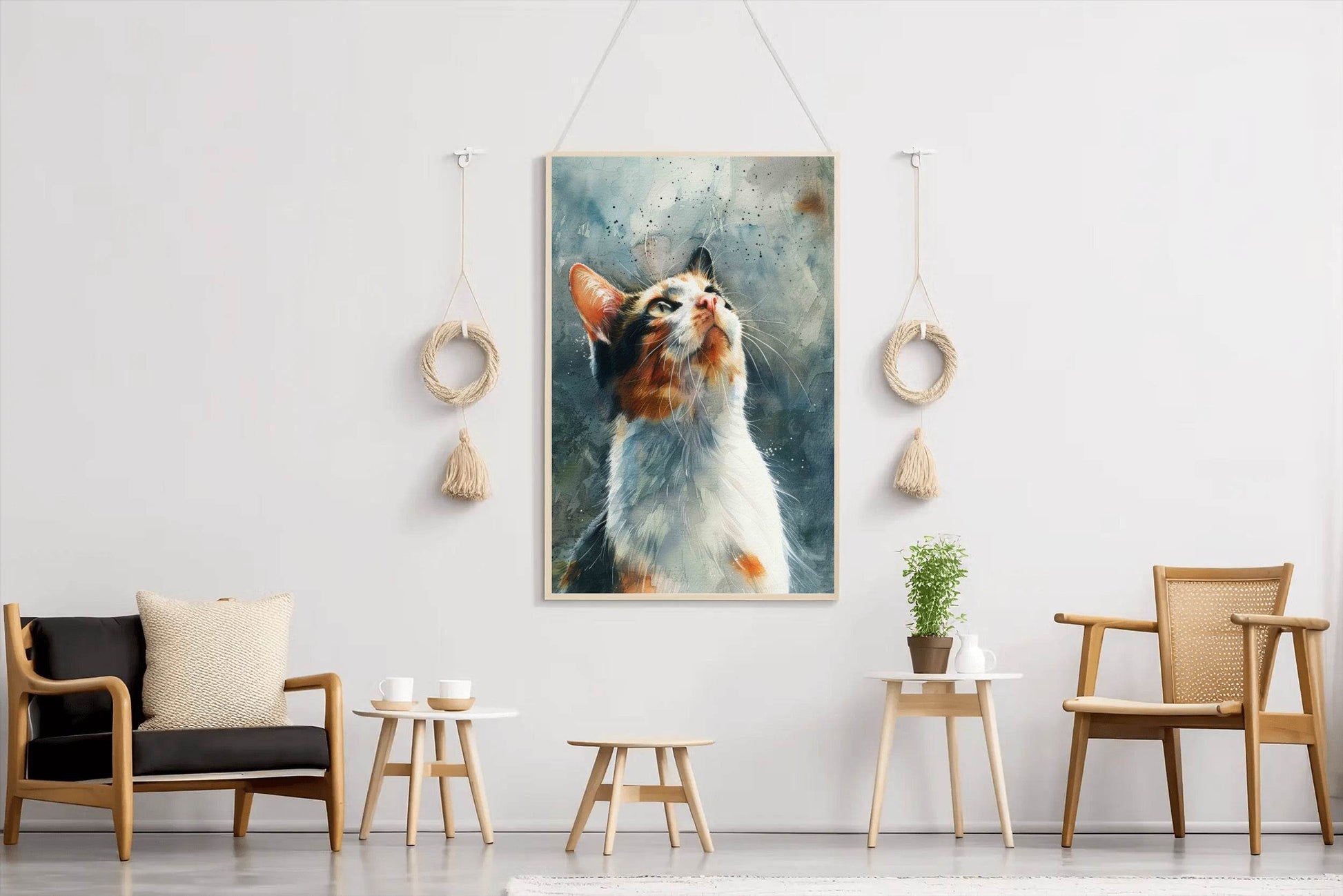 Cat Painted Picture Wall Art - beink online art store