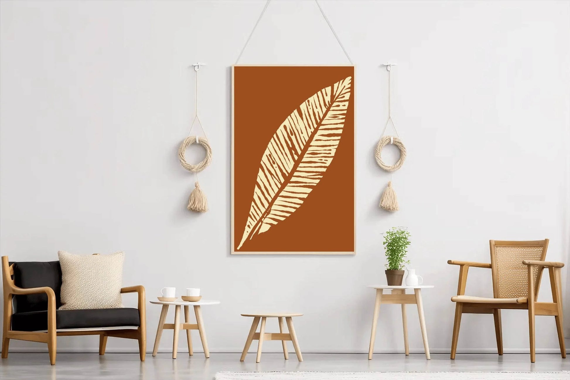 Fossils of Broad Leaved Plants Wall Art - beink online art store