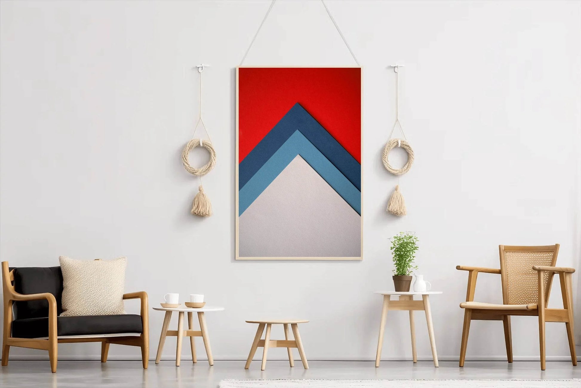 Multicolor Papers Abstract Wall Art - beink online art store