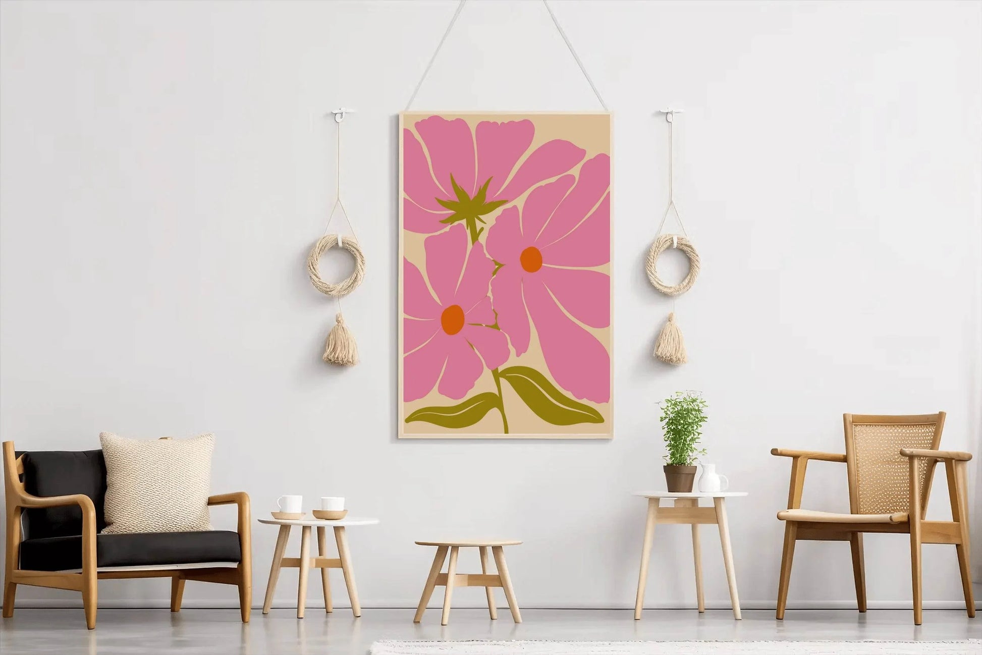 Marsh Broad-Faced Flowers Wall Art - beink online art store