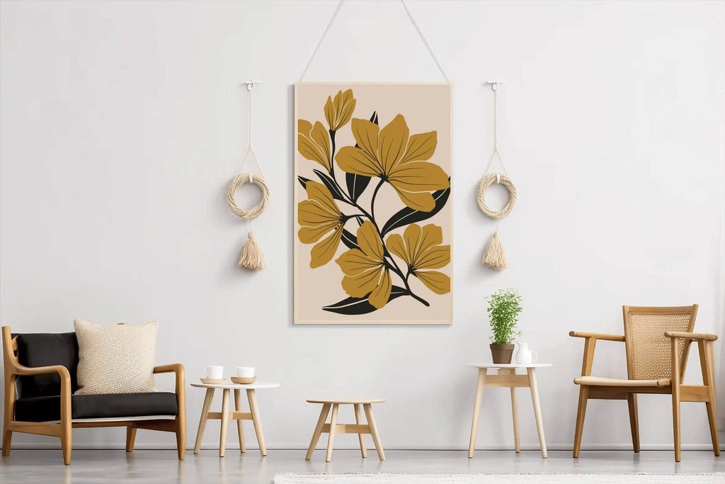Coffee Flower Wall Art - beink online art store