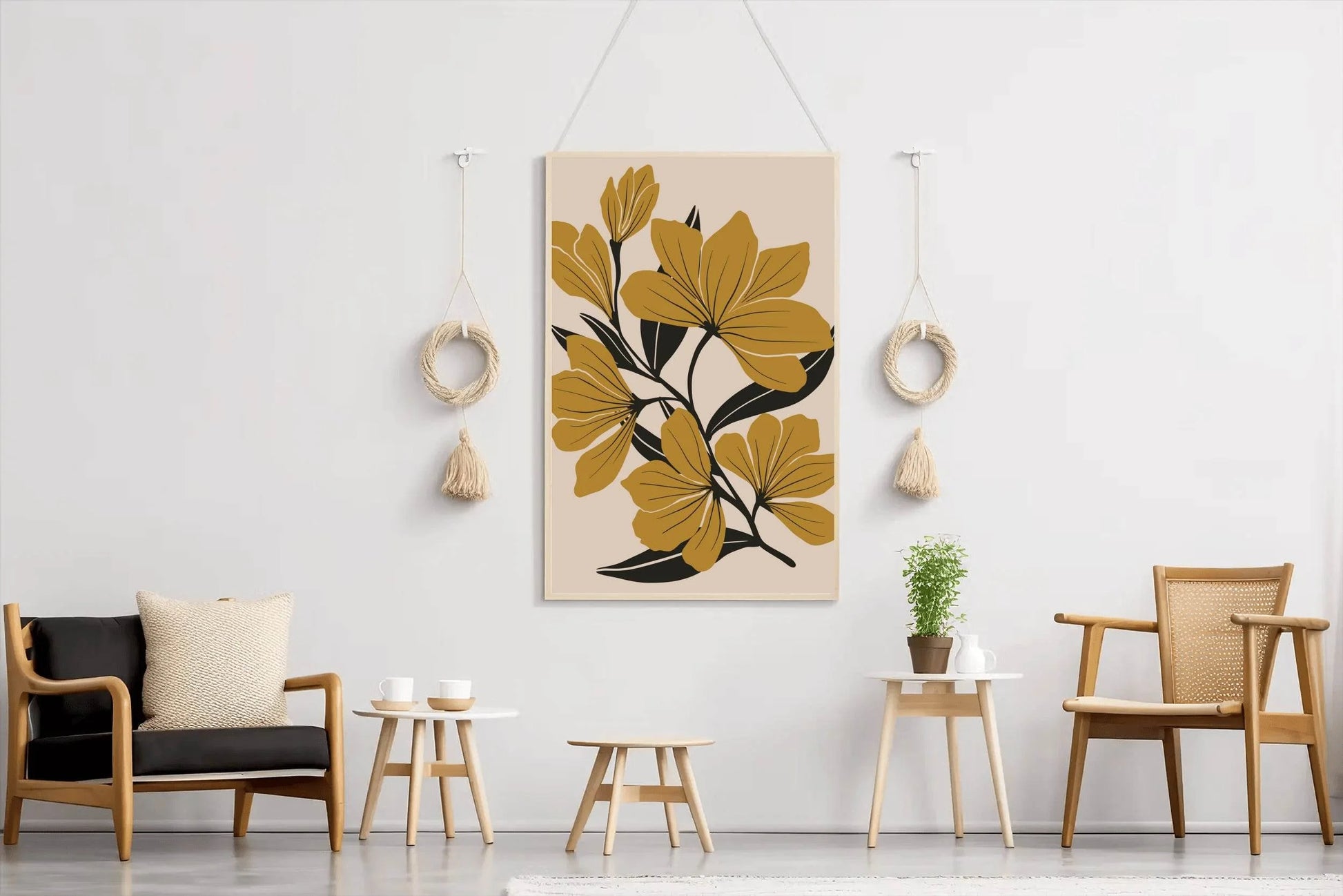 Coffee Flower Wall Art - beink online art store