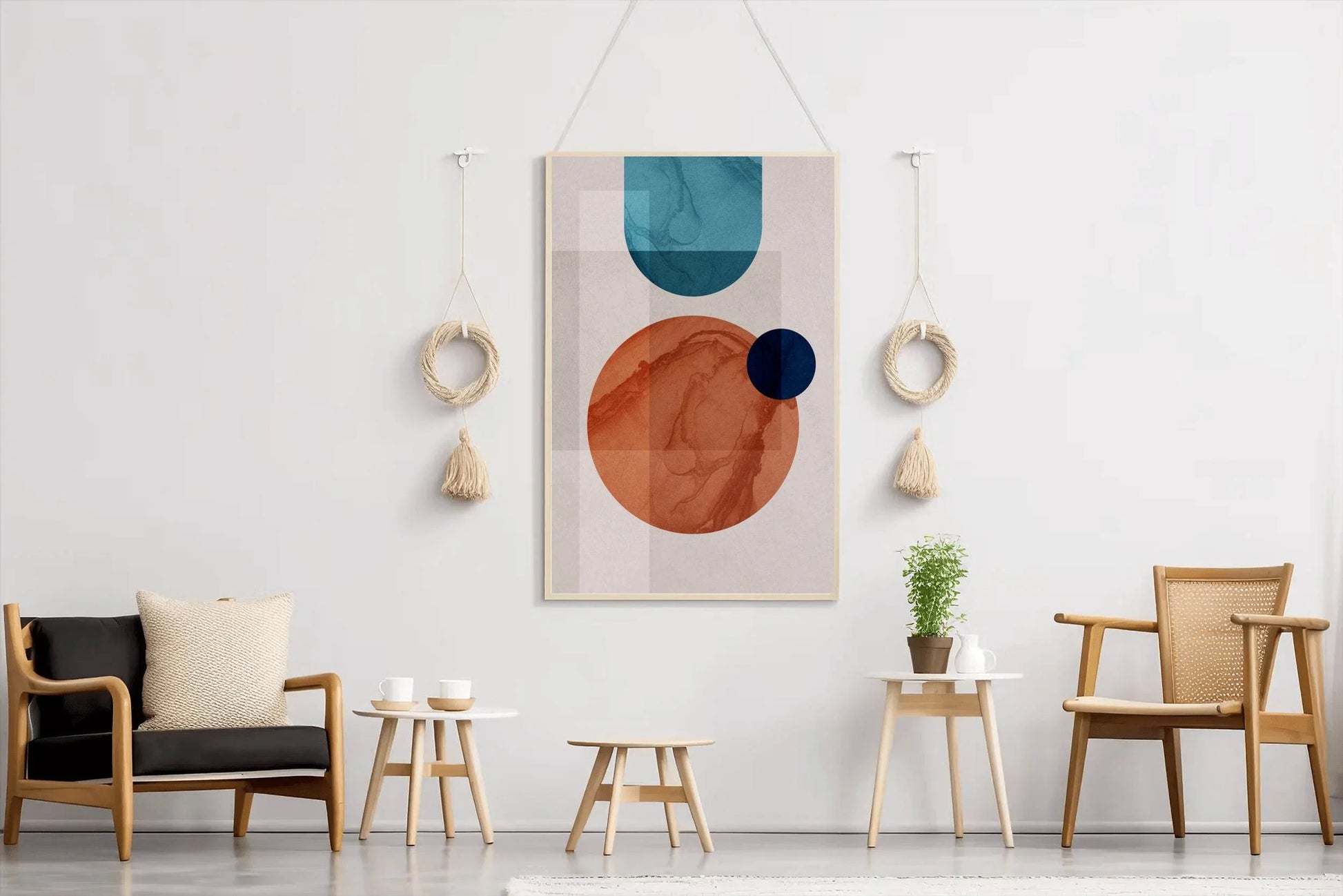 Creative Geomtric Shape Abstract Wall Art - beink online art store