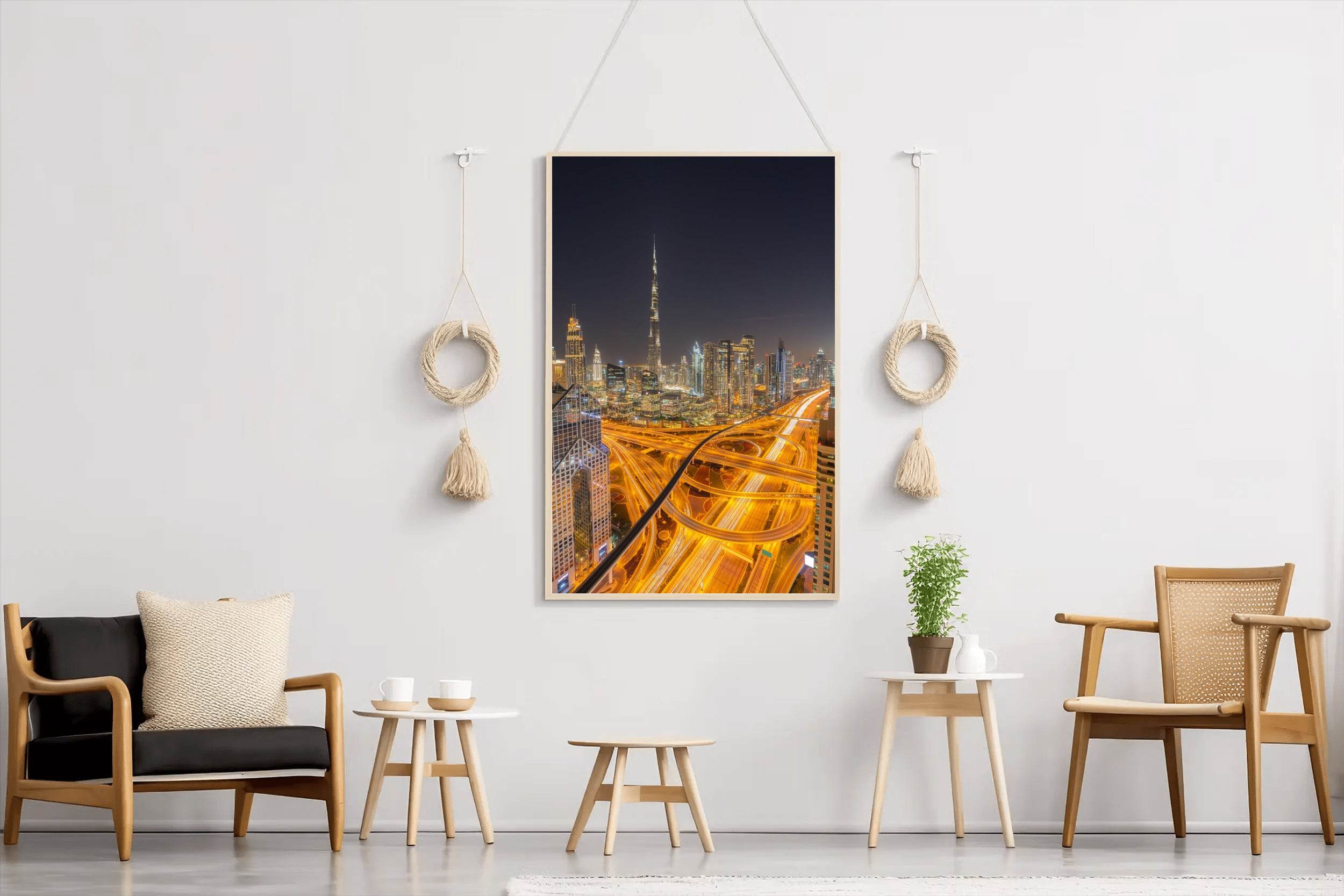 Glimmering Urban Jungle Wall Art - beink online art store