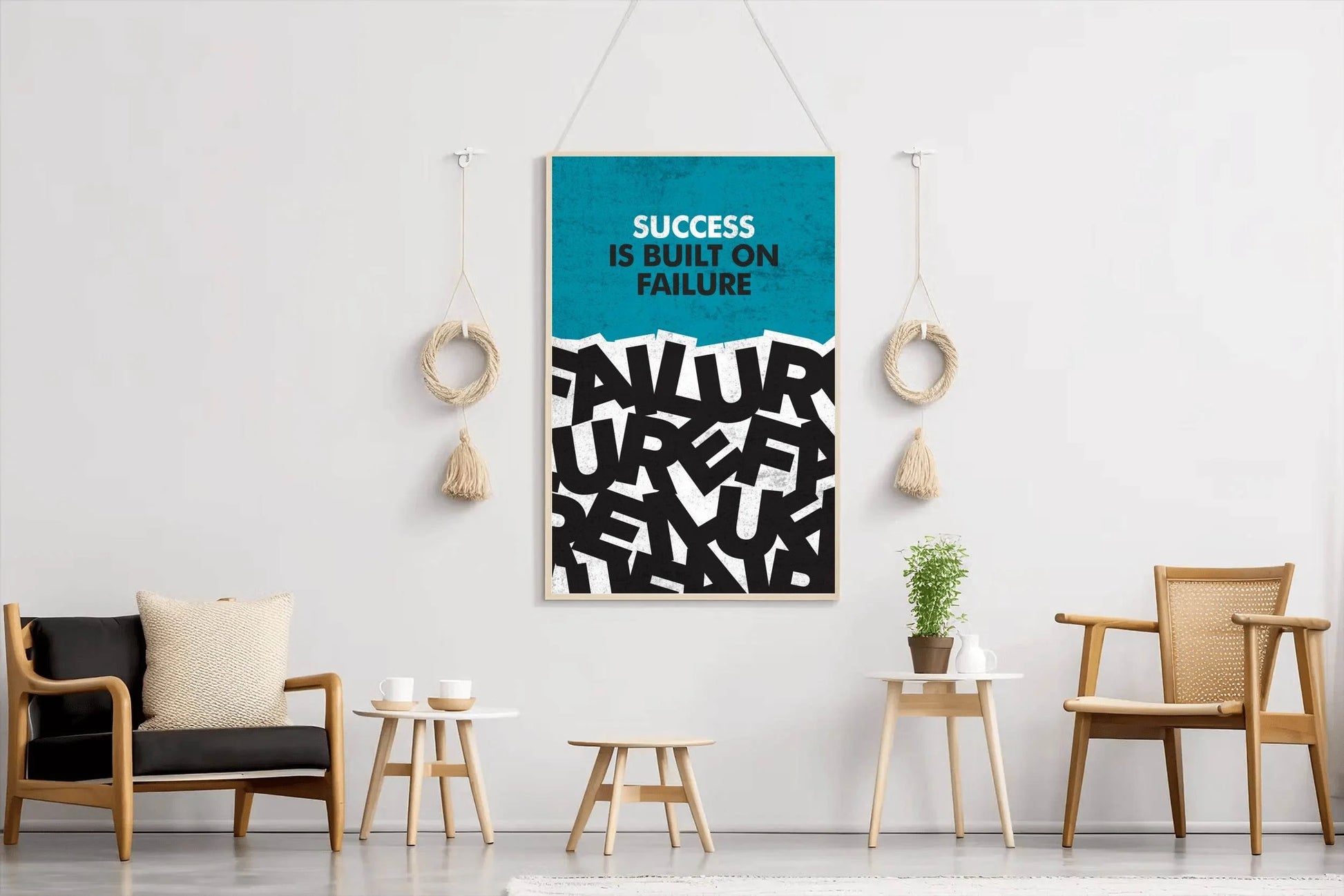 Success Motivational Quote Wall Art - beink online art store