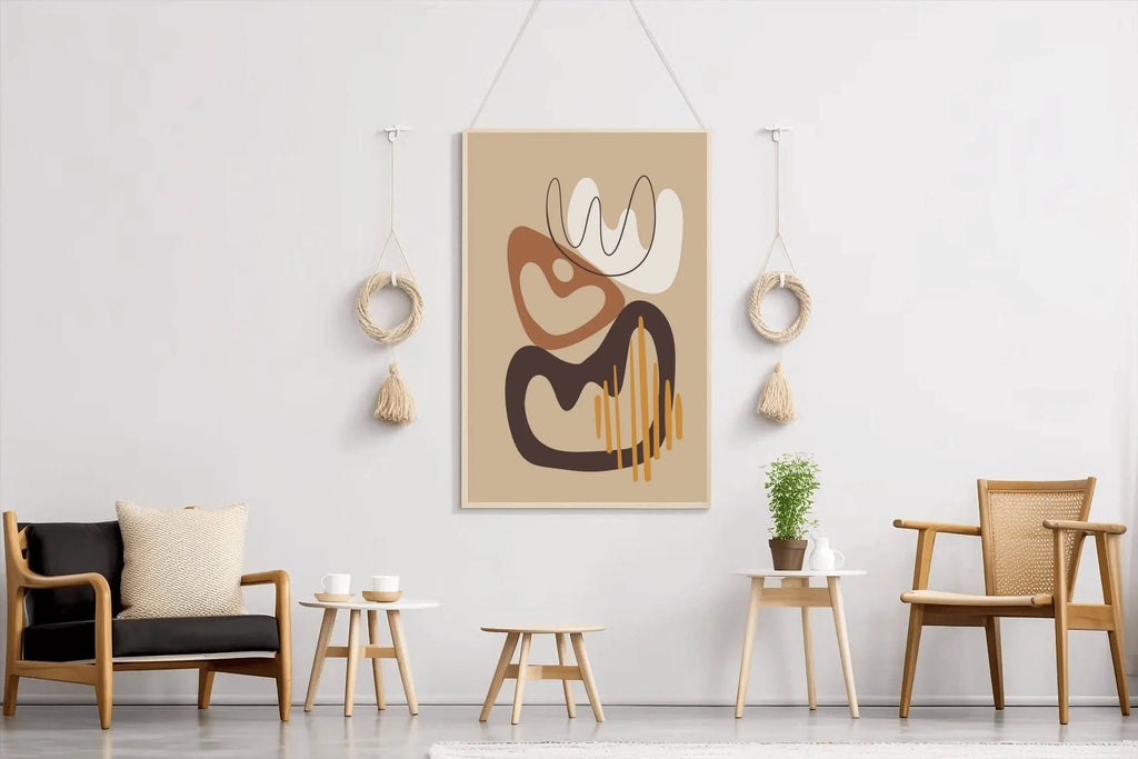 The Ancient Symbol of The Three Crowns Wall Art - beink online art store