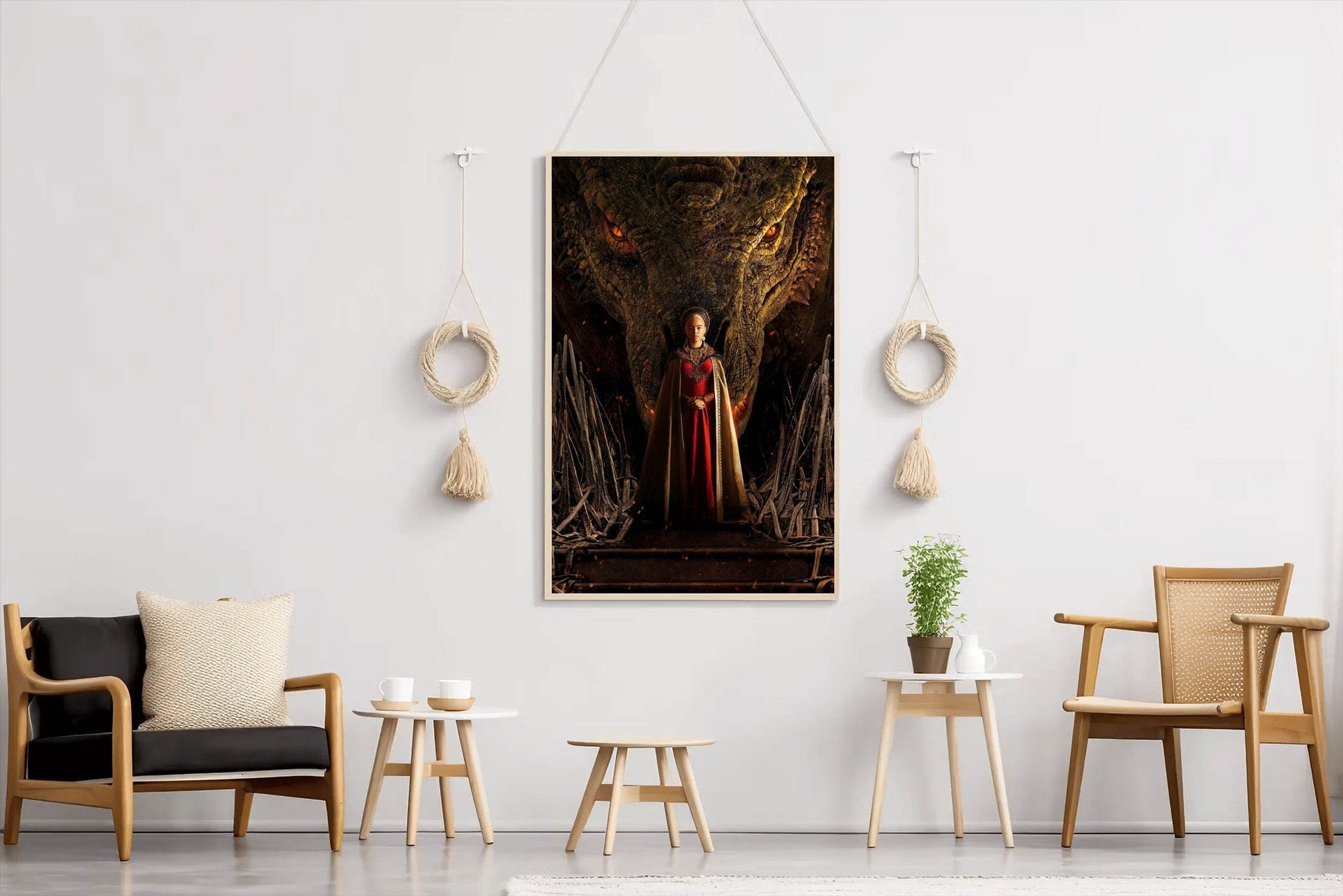 House of the Dragon Rhaenyra Targaryen Wall Art - beink online art store