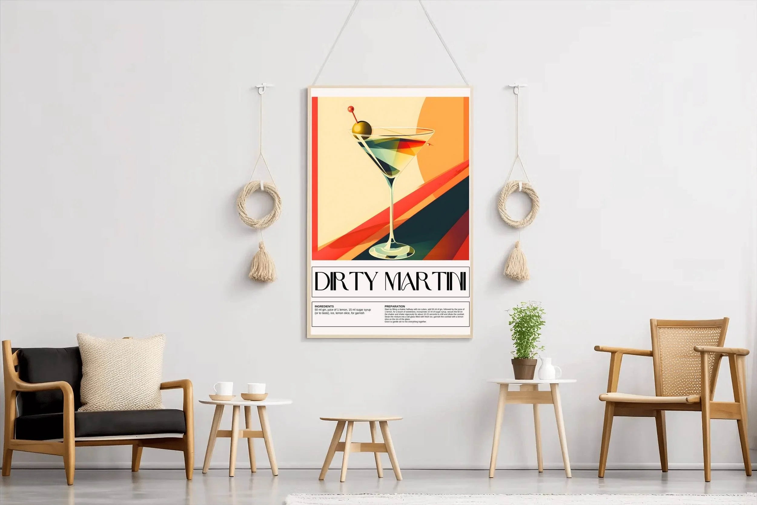 Dirty Martini Wall Art - beink online art store