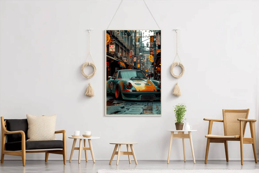 Porsche RSR Turbo Wall Art - beink online art store