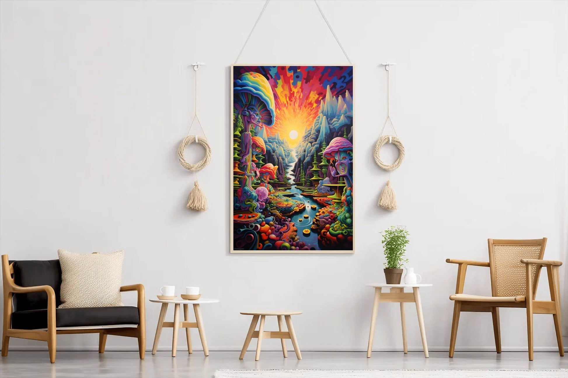 Kayas Collection Abstract Psychedelic Wall Art - beink online art store