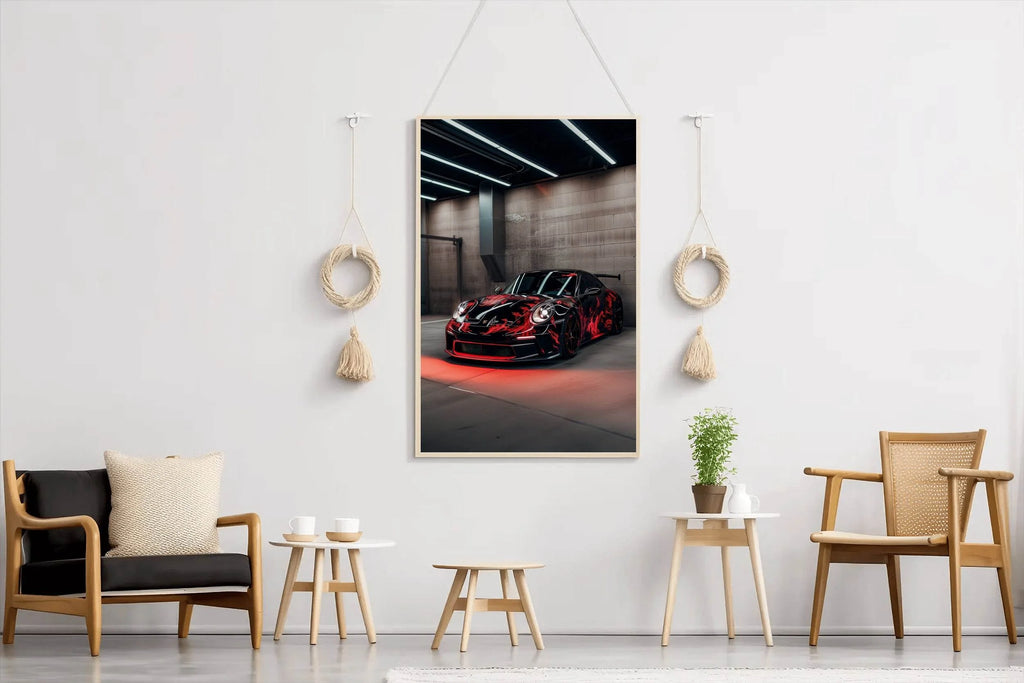 Porsche Wrap Concept Wall Art - beink online art store