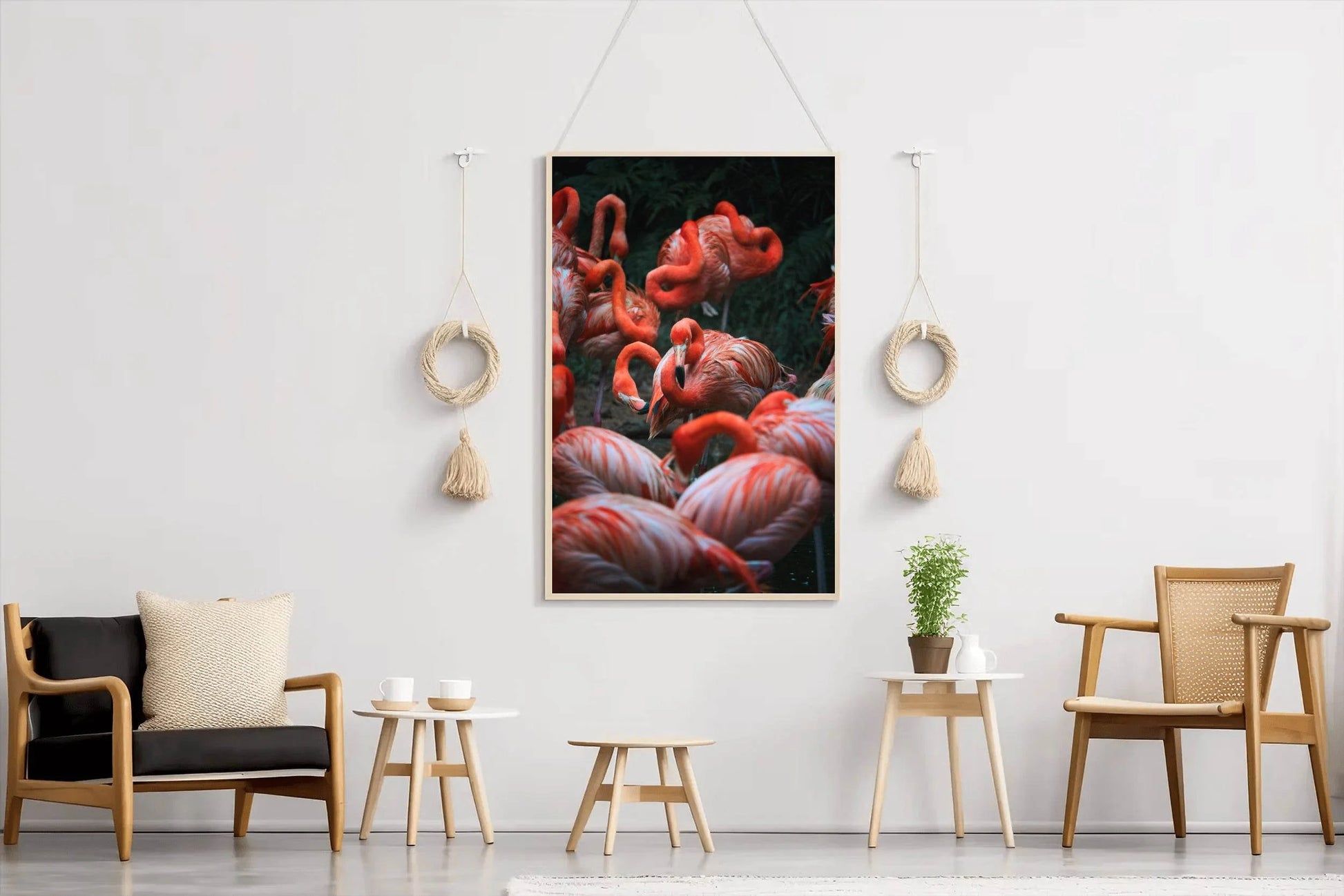 American Flamingo Bird Wall Art - beink online art store