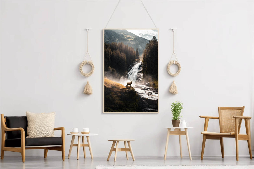 Scottish Red Deer Animal Wall Art - beink online art store