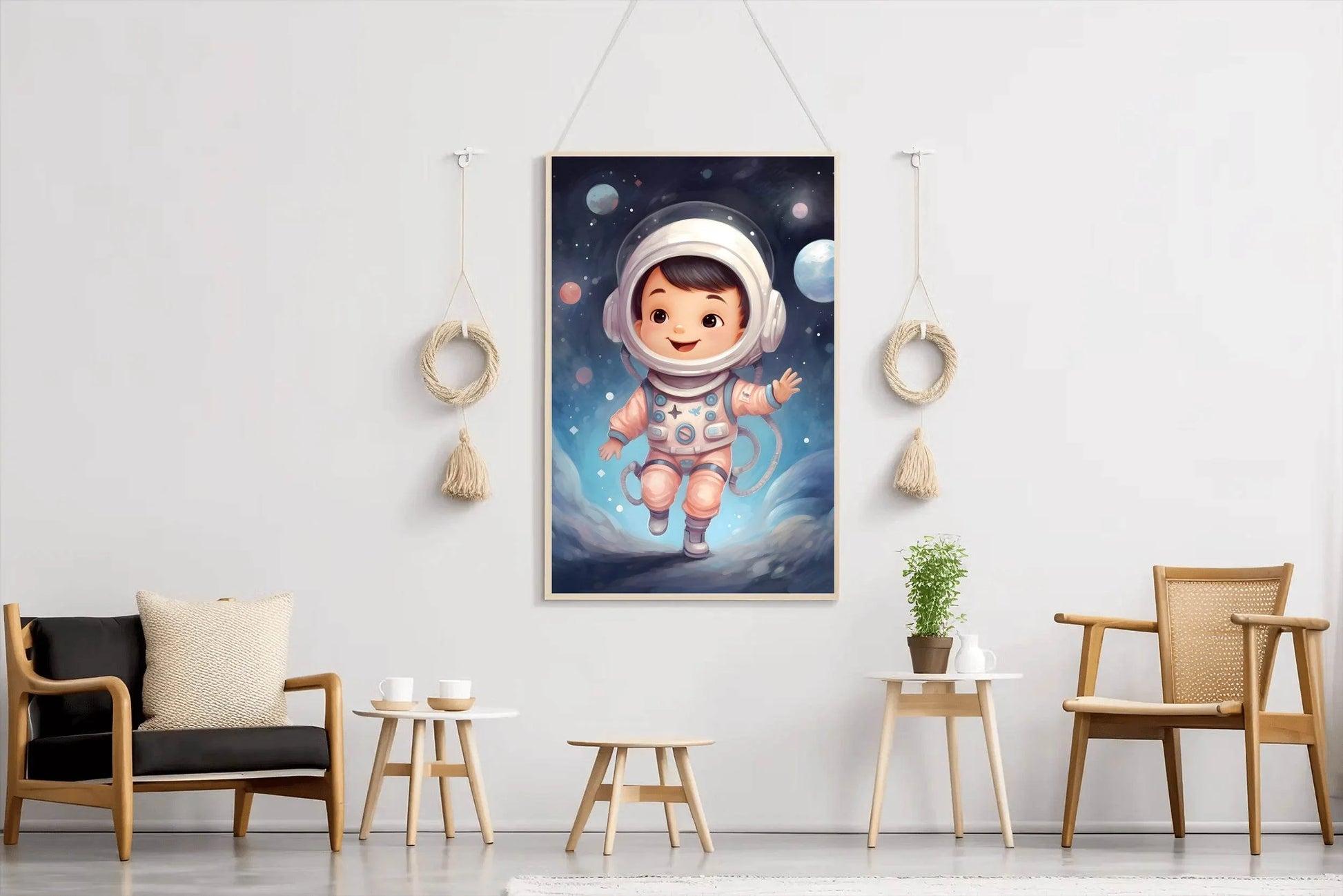 Cute Baby Astronaut Artwork - beink online art store