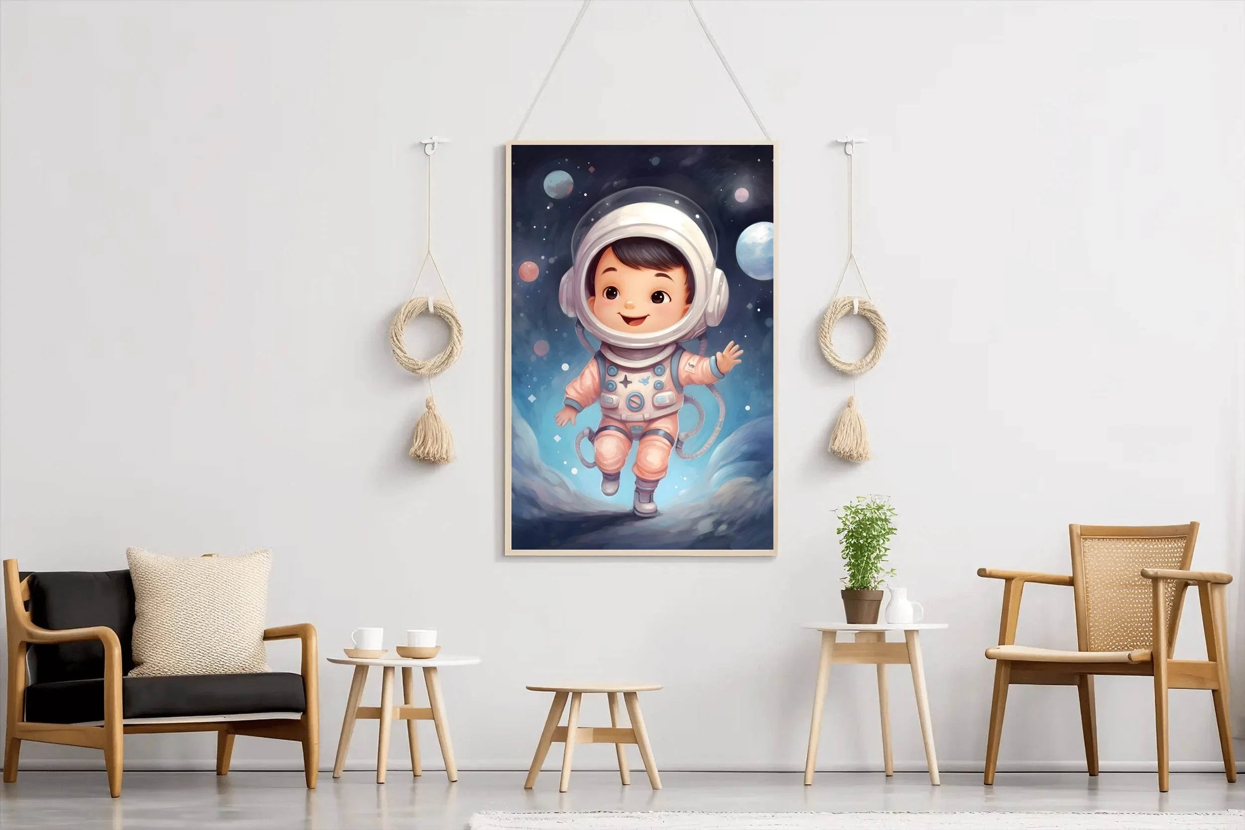 Cute Baby Astronaut Artwork - beink online art store