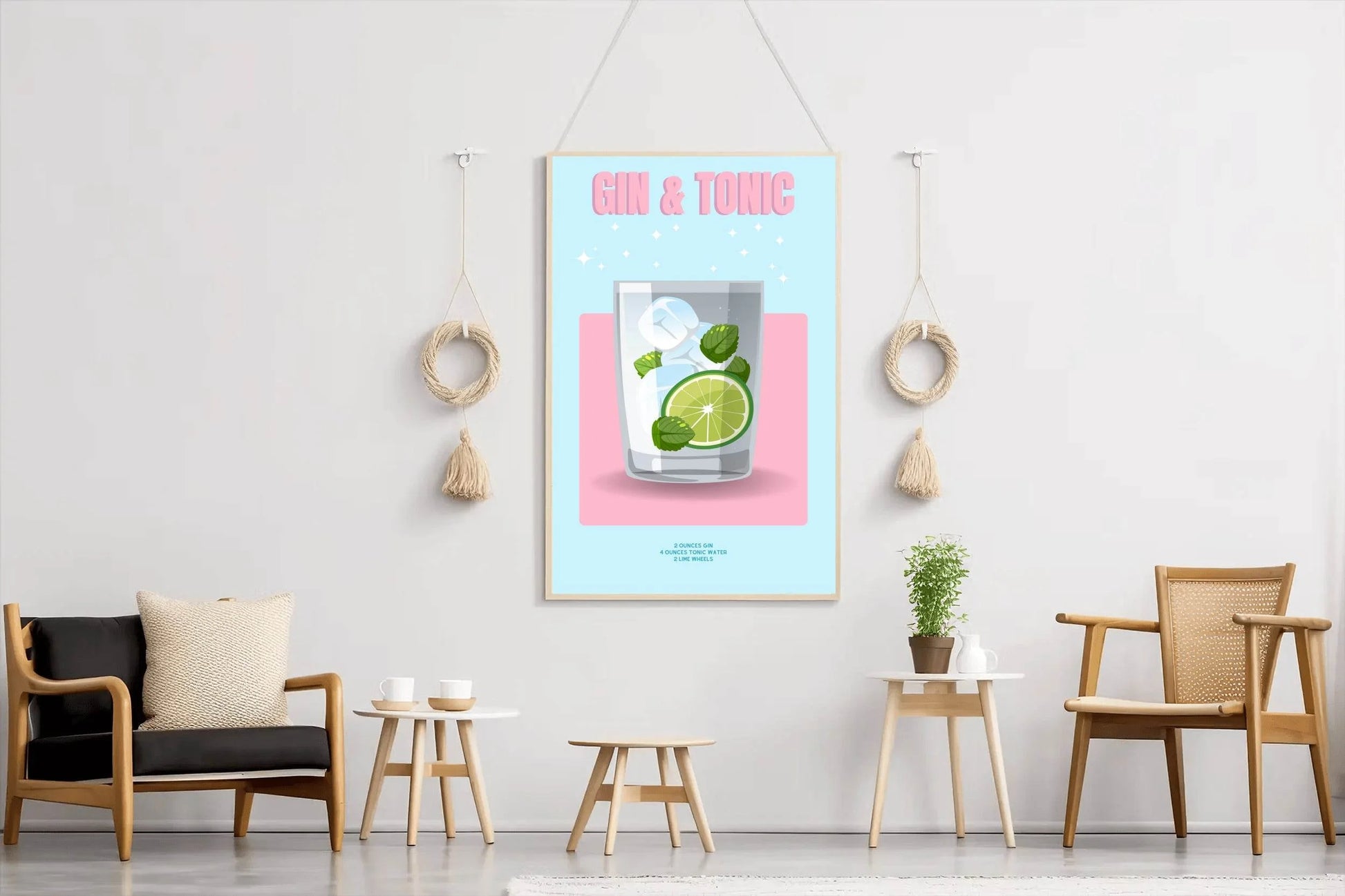 Gin Tonic Wall Art - beink online art store