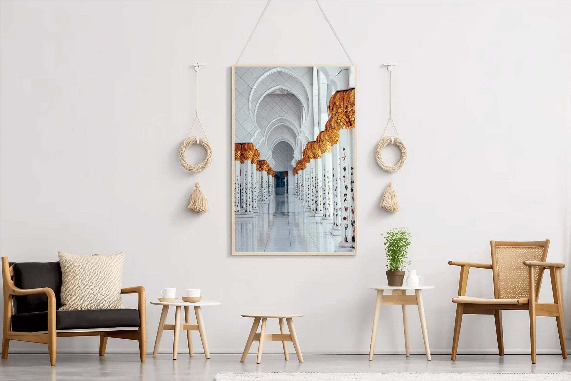 Golden Pathways Wall Art - beink online art store