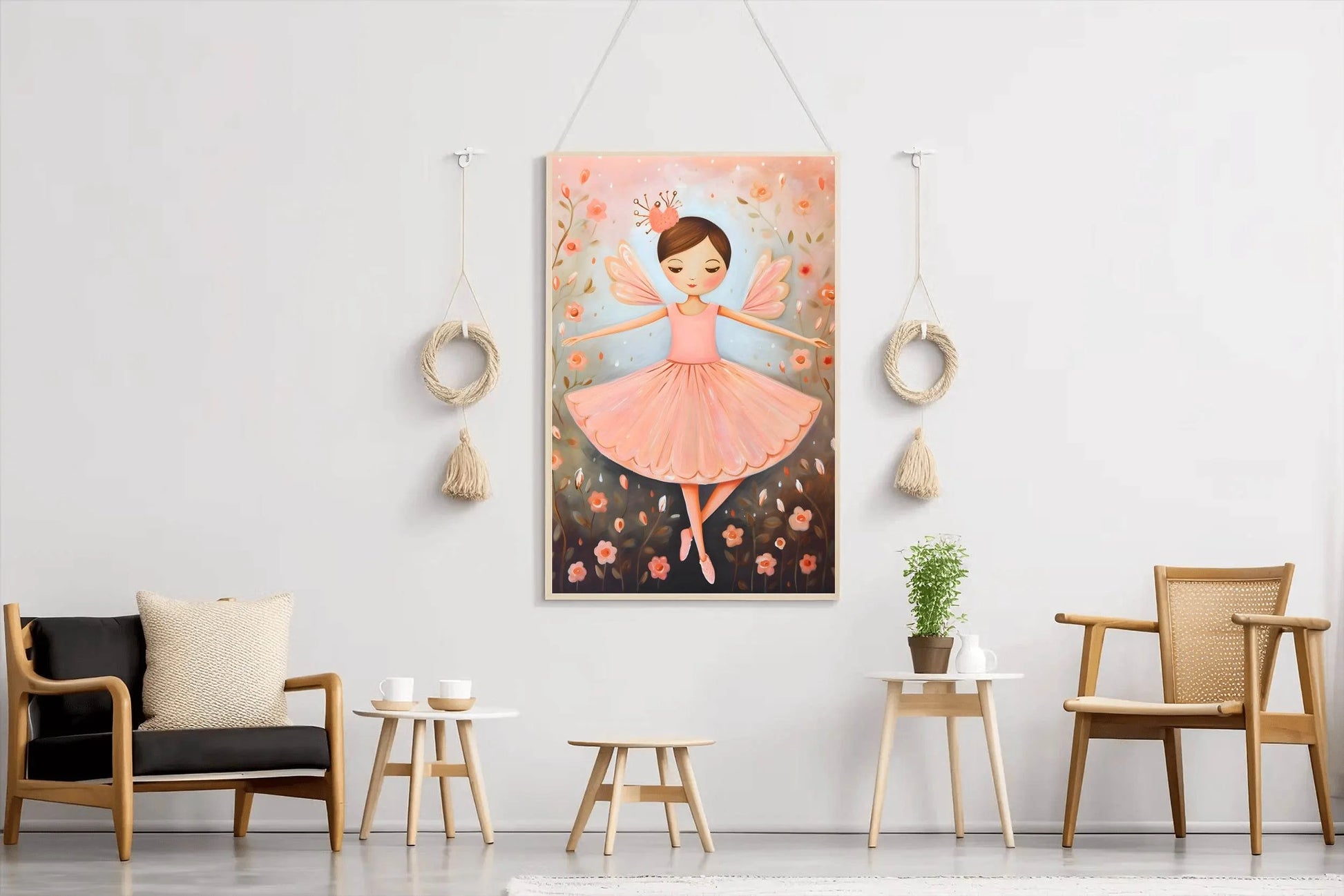 Illustration of Cute Dancing Girl - beink online art store