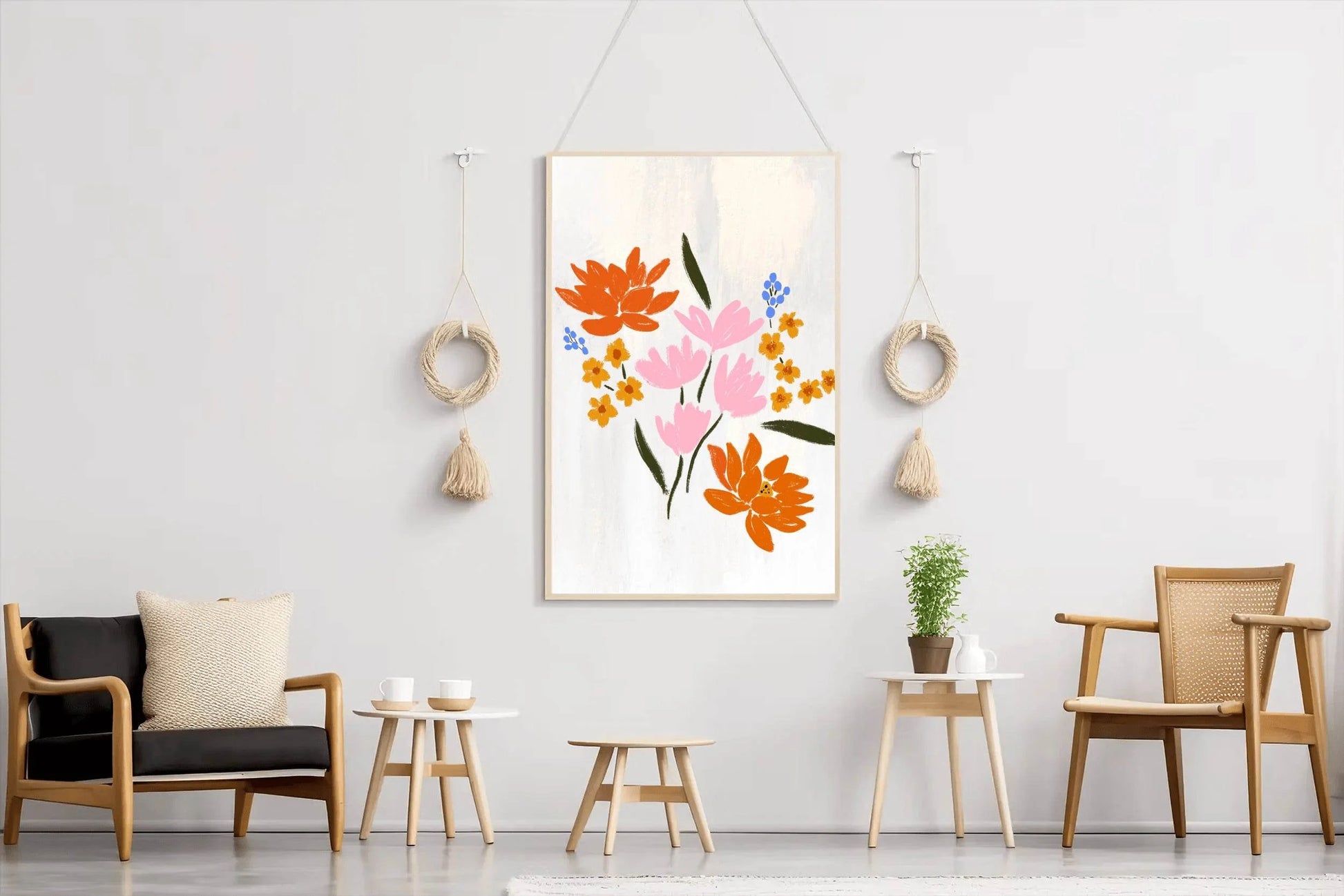 Spring Flowers Wall Art - beink online art store