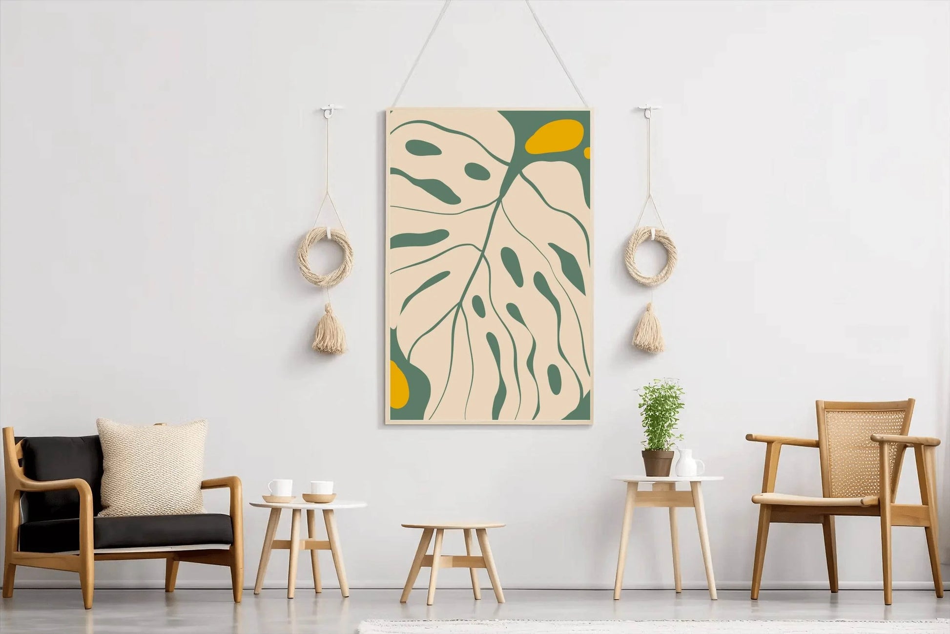 Big Leaf of Monstera Plant Wall Art - beink online art store