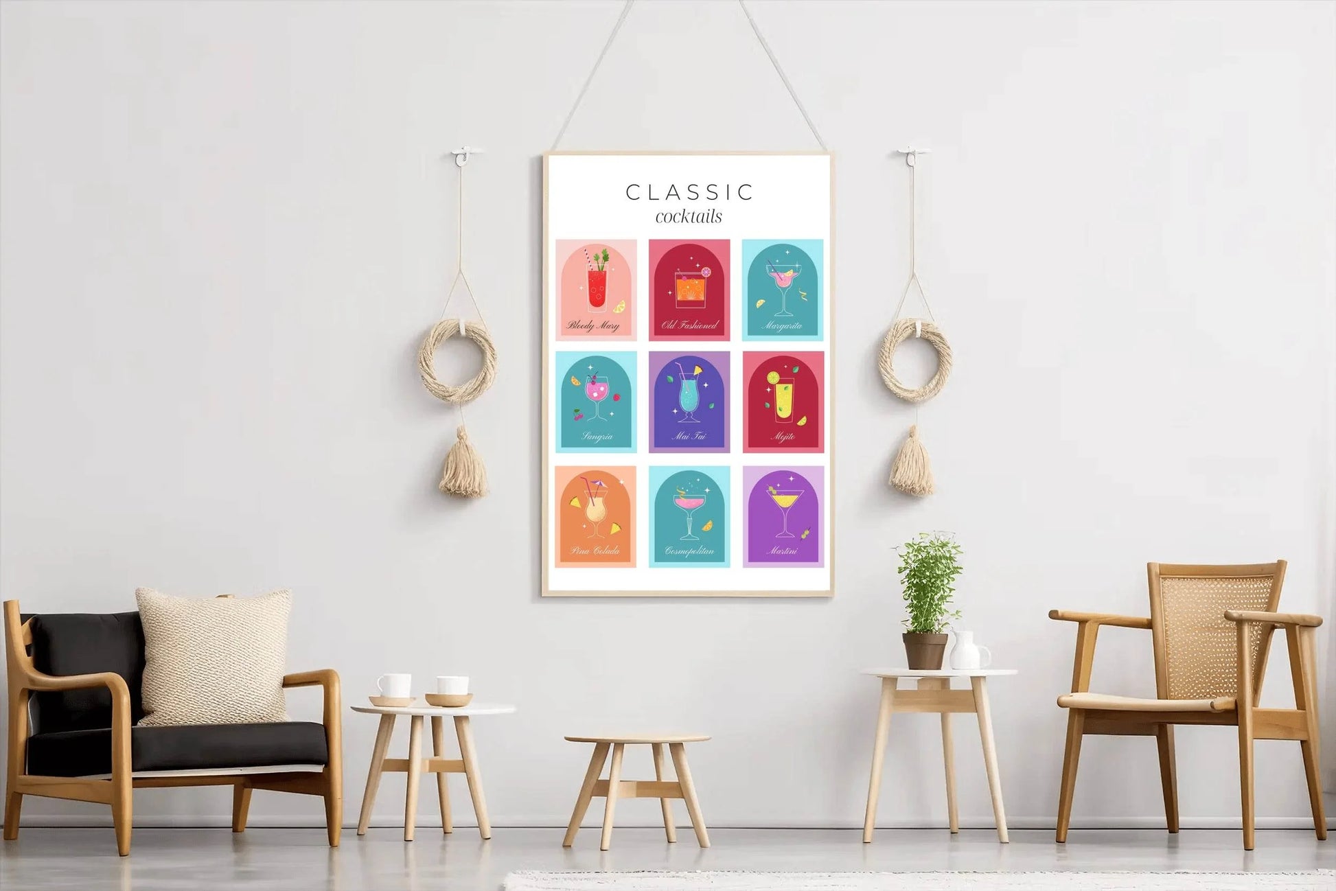 Classic Cocktail Wall Art - beink online art store