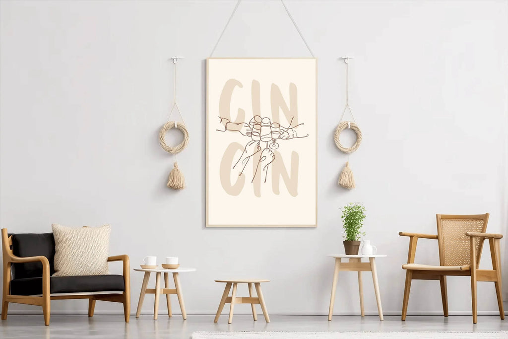 Gin Gin Cocktail Wall Art - beink online art store