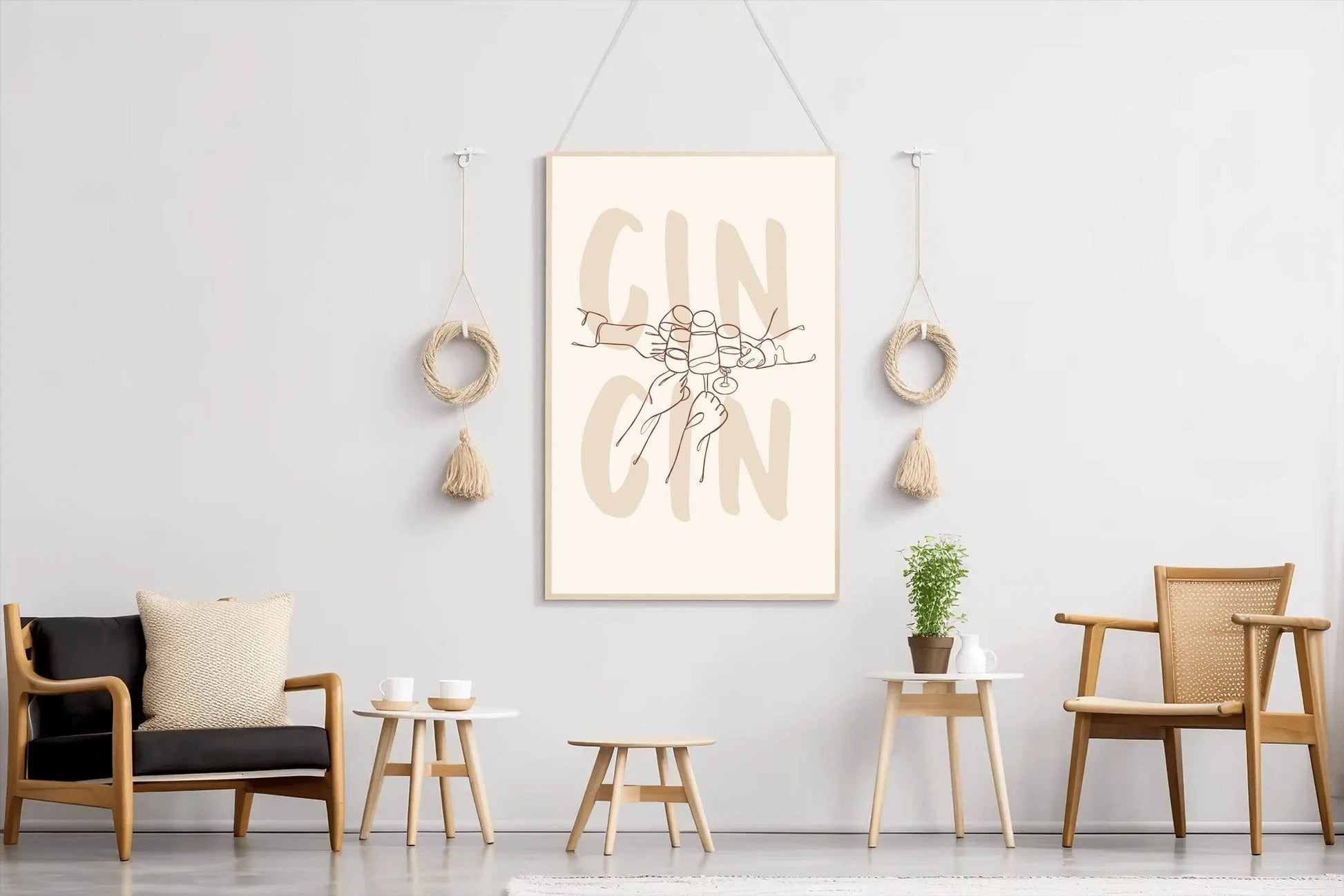 Gin Gin Cocktail Wall Art - beink online art store