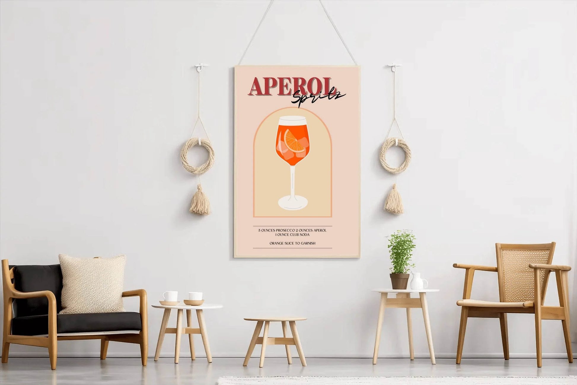 Ice and Orange Cocktail Wall Art - beink online art store