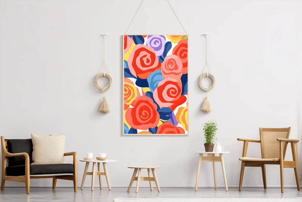 Painting Roses Wall Art - beink online art store