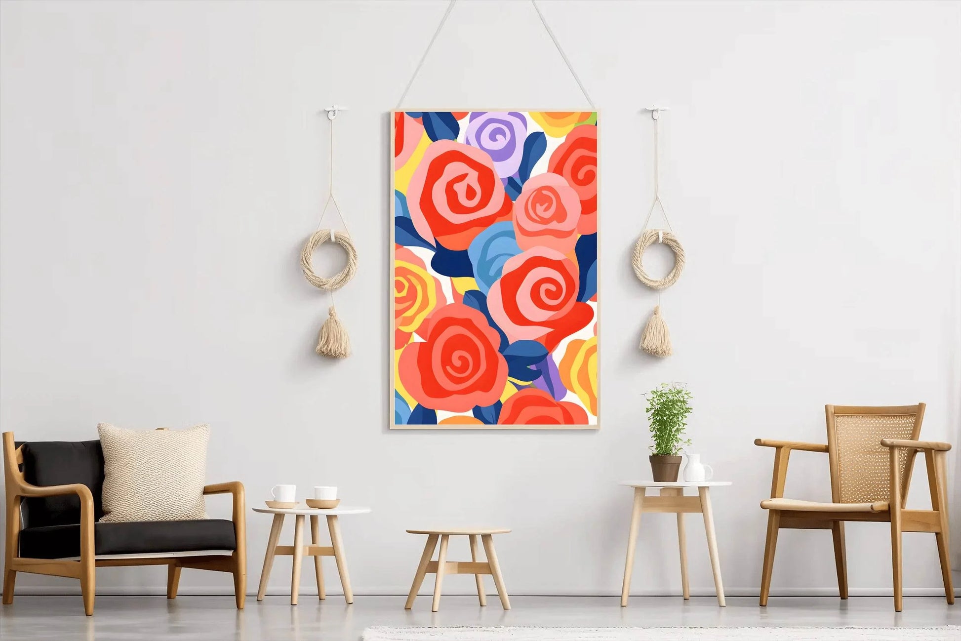Painting Roses Wall Art - beink online art store