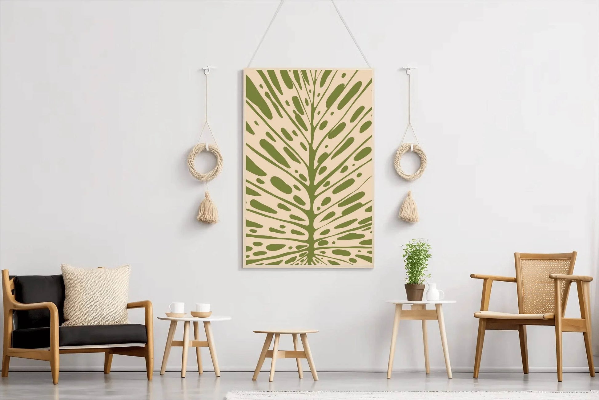 Abstract Foliage Leafy pattern ArtWork - beink online art store