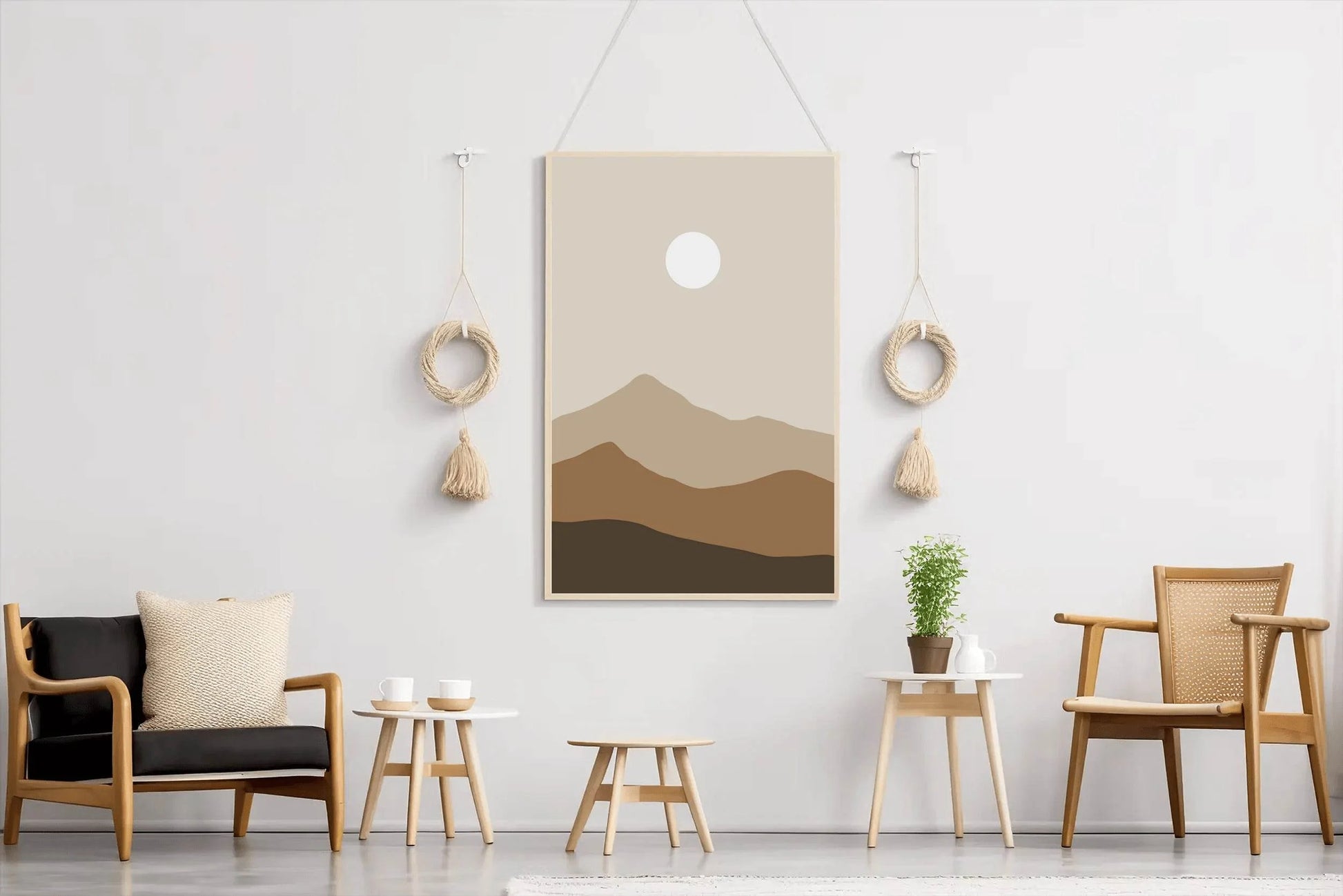 Abstract Mountain Painting ArtWork - beink online art store