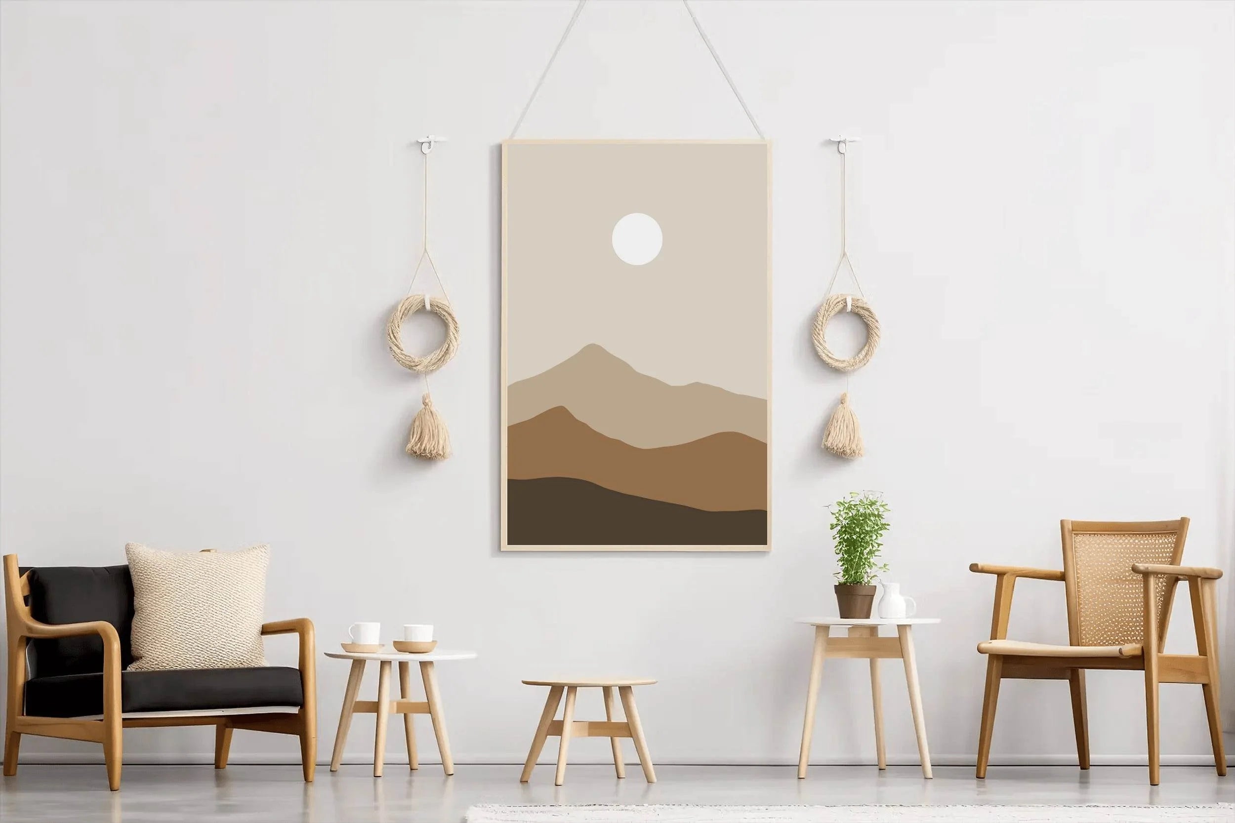 Abstract Mountain Painting ArtWork - beink online art store