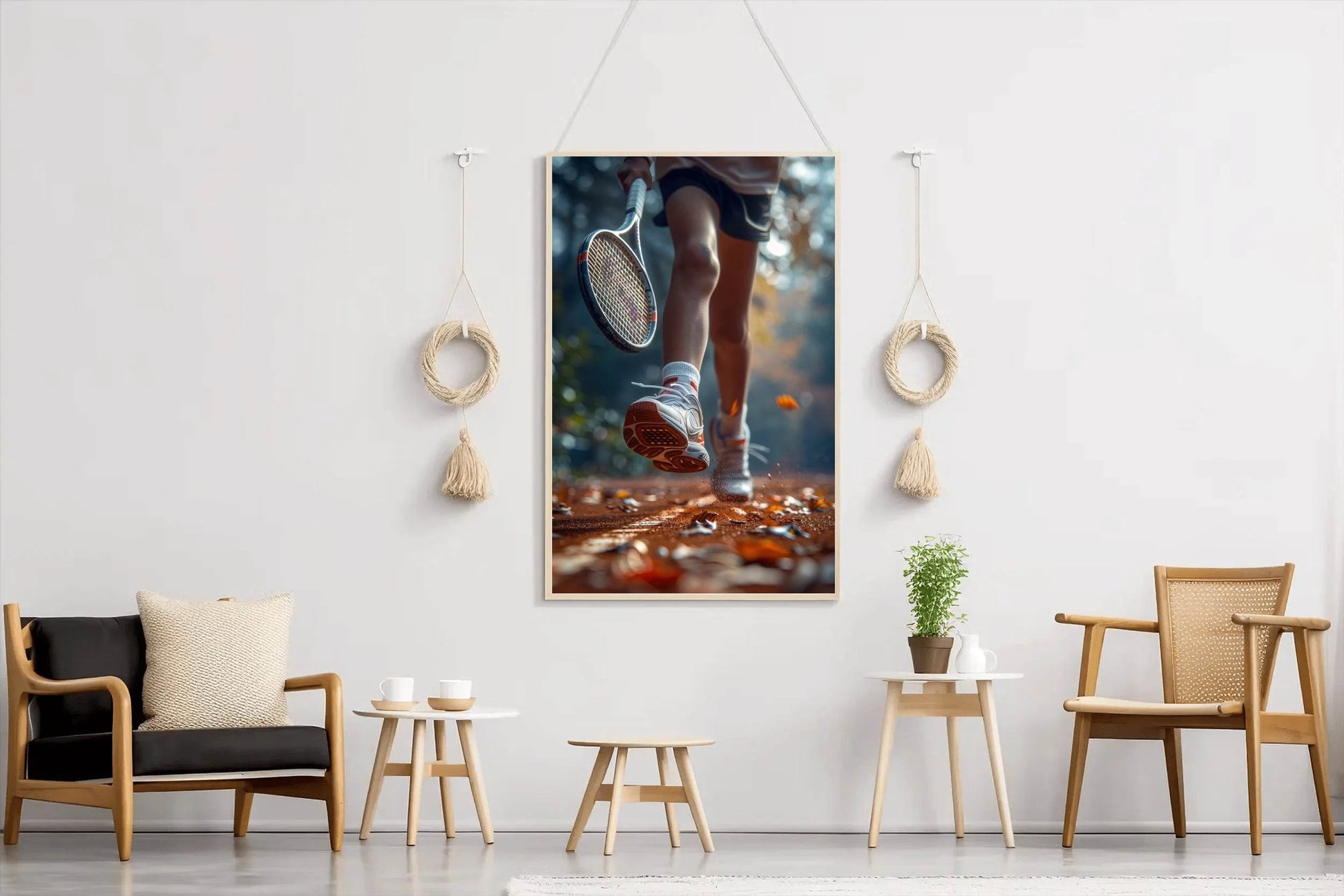 Sports Shoes For Tennis Wall Art - beink online art store