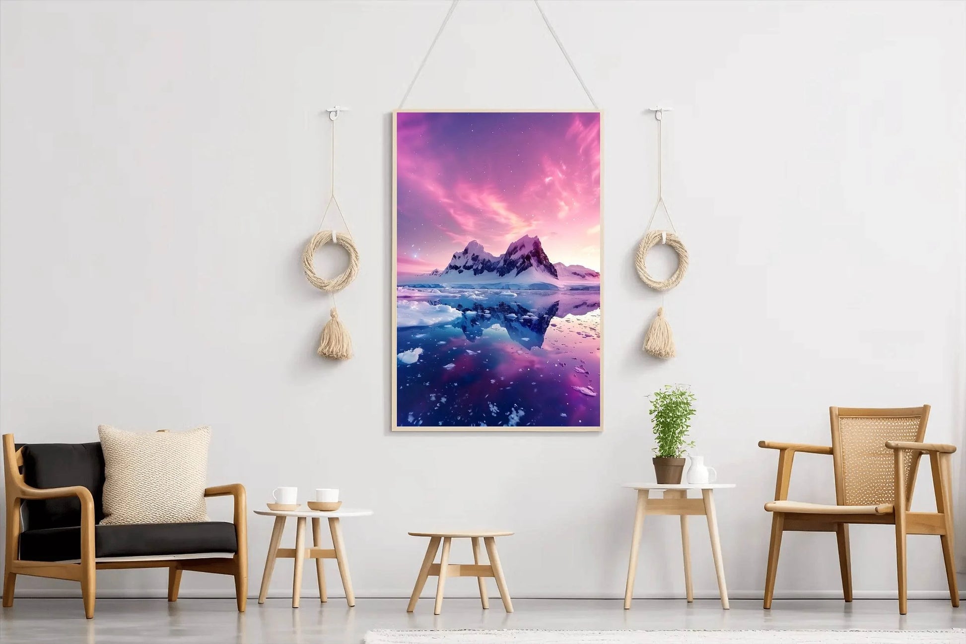 Polar Twilight Reflection Wall Art - beink online art store