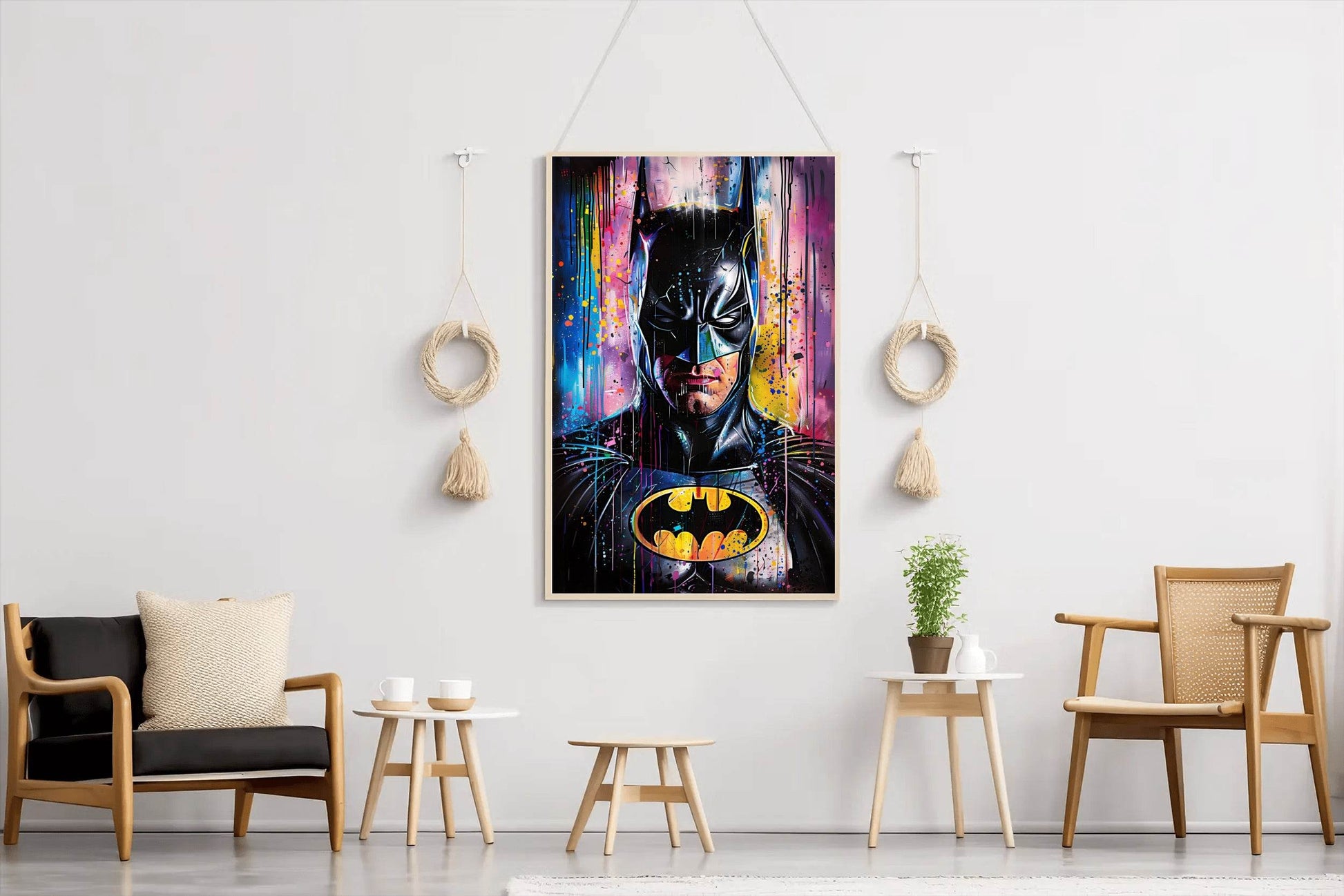 Painting of Batman-The iconic DC Comics Superhero - beink online art store