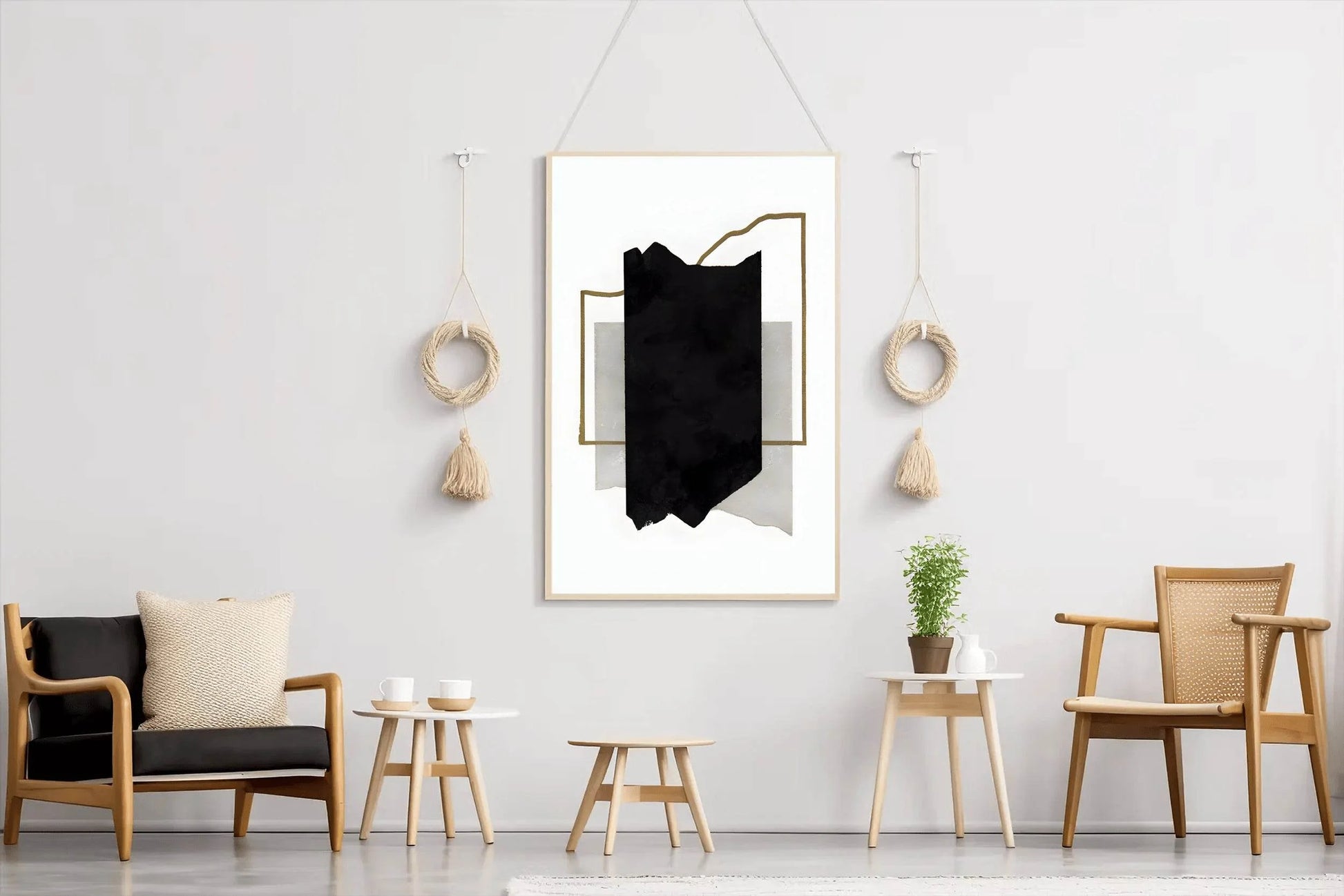Black Framed Fragment Wall Art - beink online art store