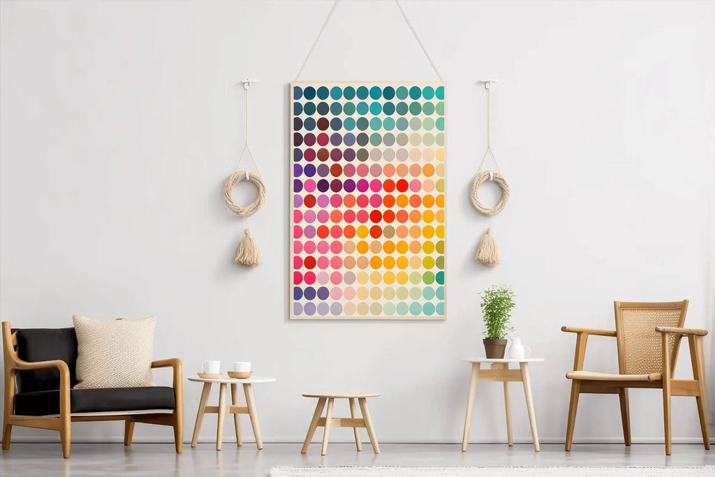 Abstract Dots Background Digital Art - beink online art store