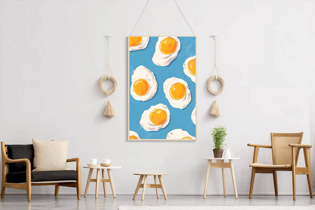 Fried Eggs Painting Digital Art - beink online art store