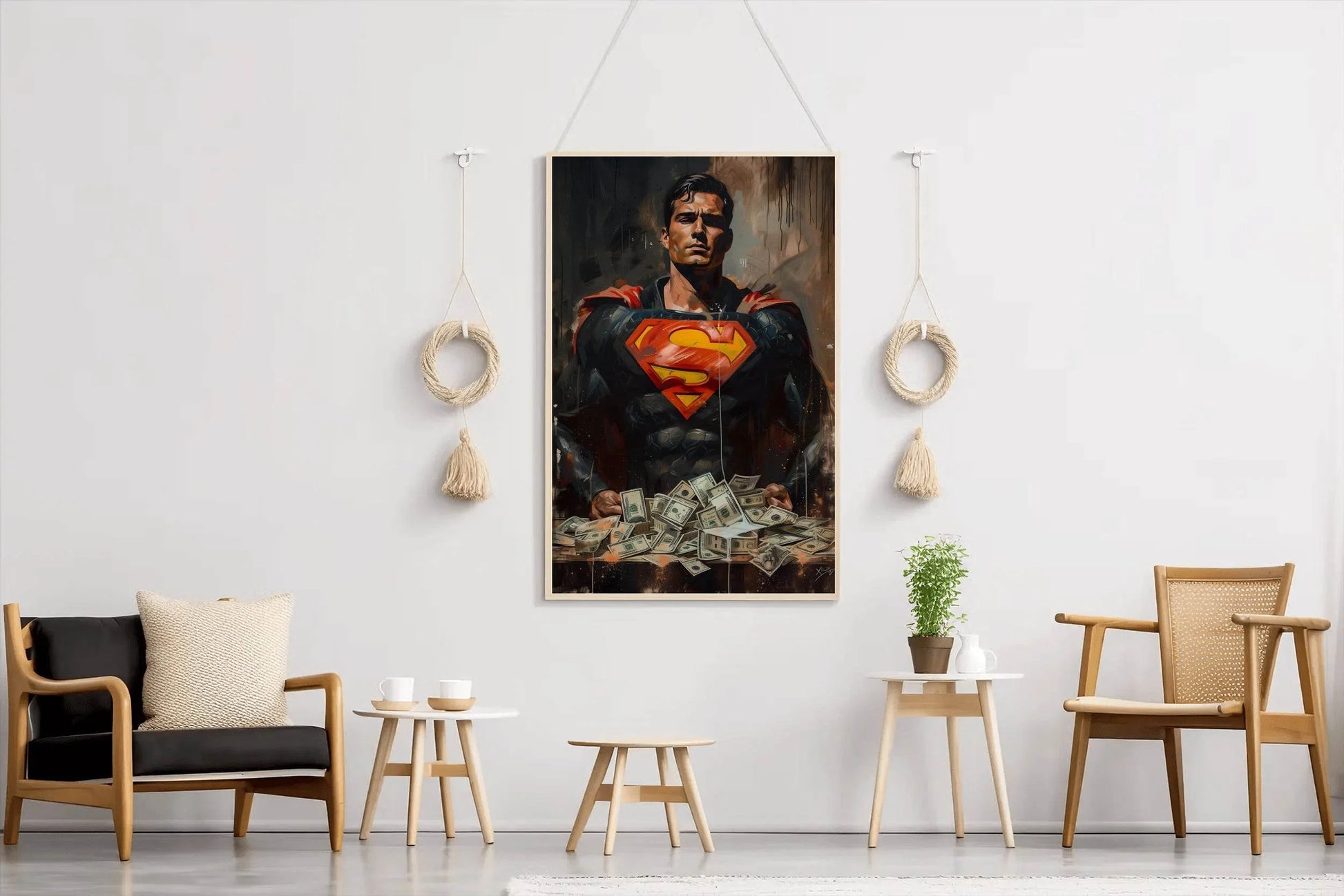 Premium Painting of Superman - beink online art store