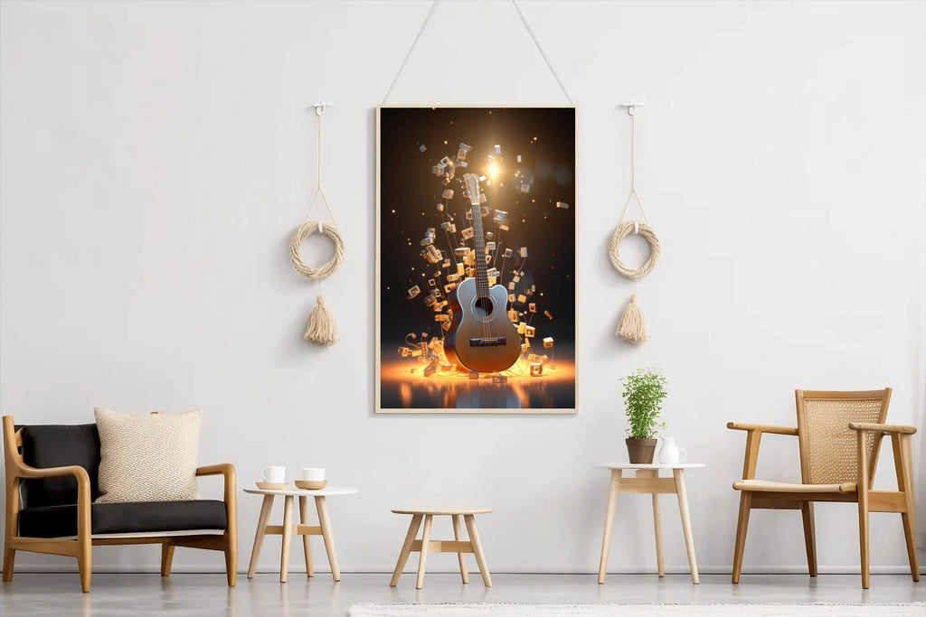 Brilliant Electric Guitar Wall Art - beink online art store