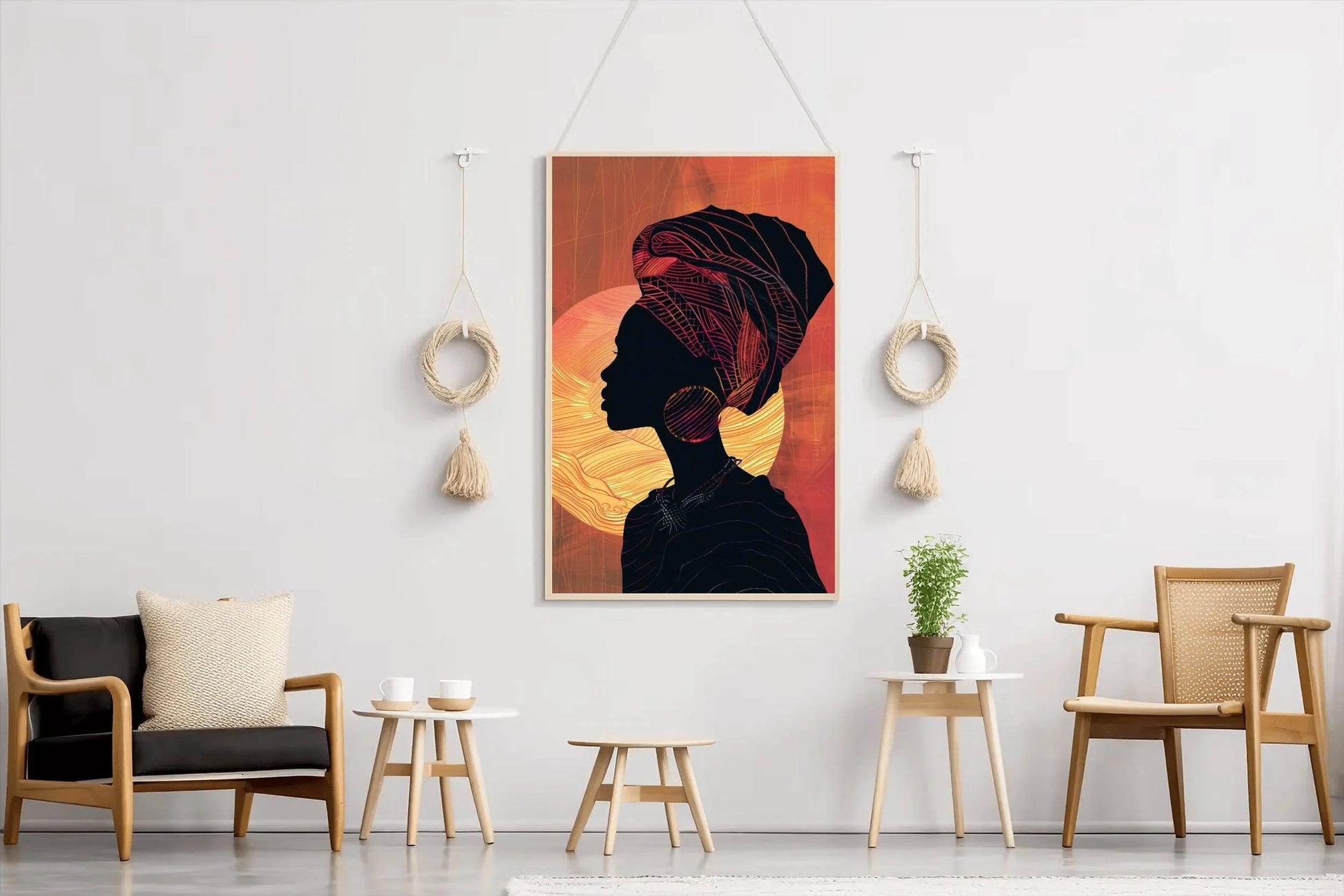 Black Woman Wall Art - beink online art store