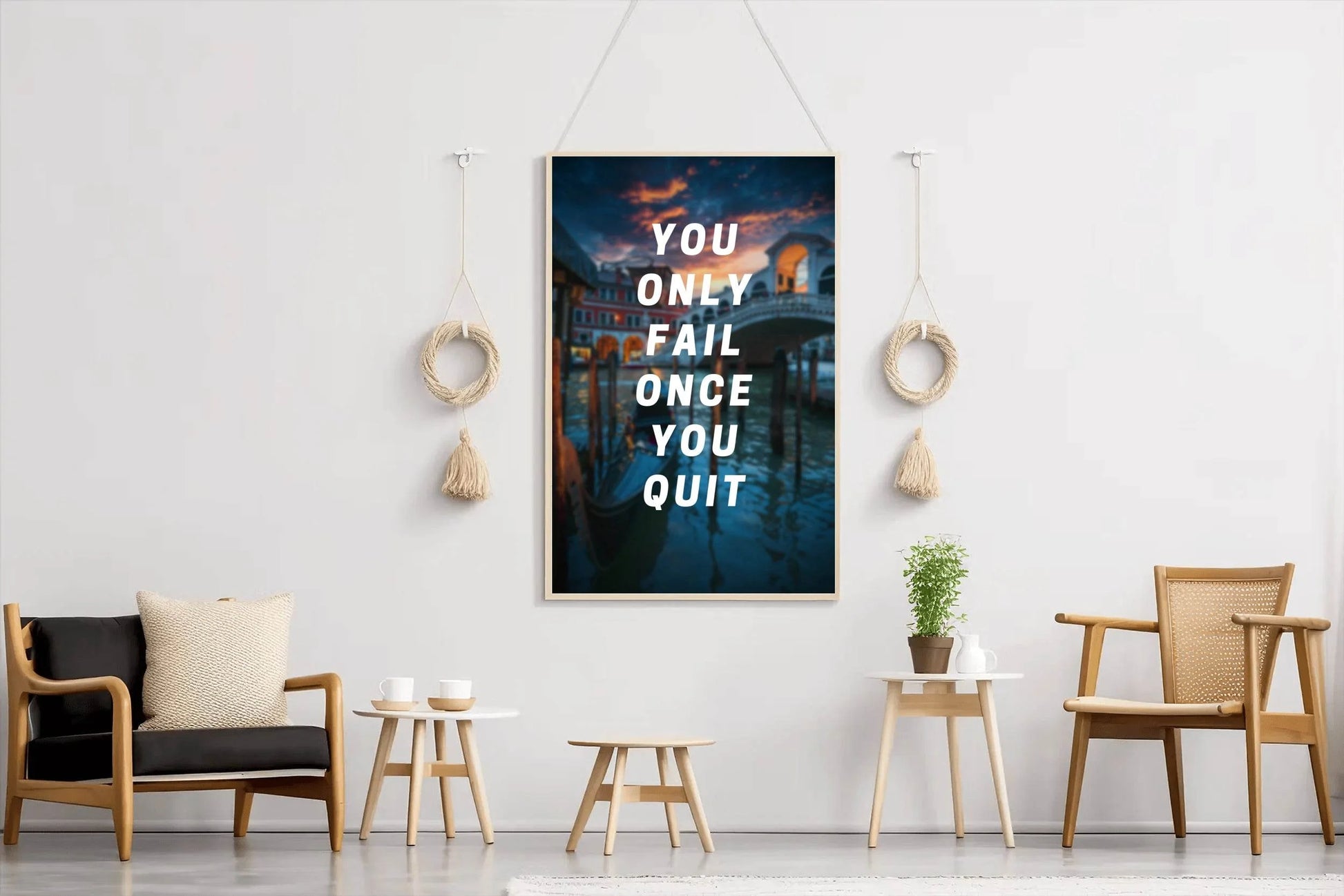 Never Quit Motivational Wall Art - beink online art store