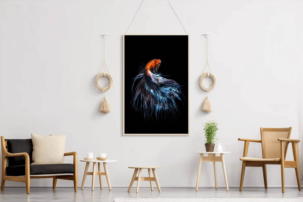 Siamese Fighting Fish Animal Wall Art - beink online art store