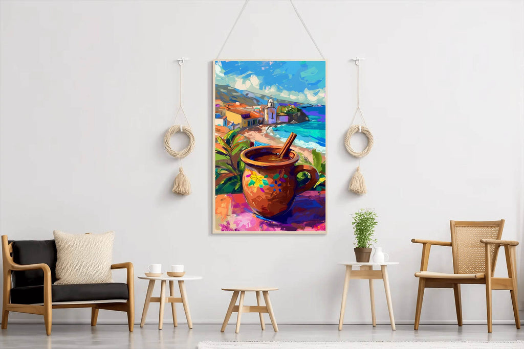Greece Beachside Bliss Wall Art - beink online art store