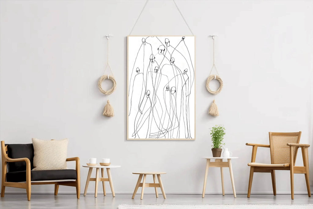 Human Network - Sense of Community Wall Art - beink online art store