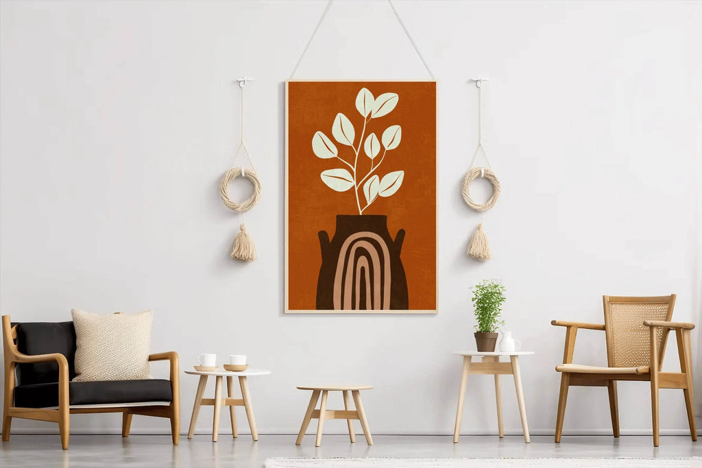 Boho Fantasy Vase Wall Art - beink online art store