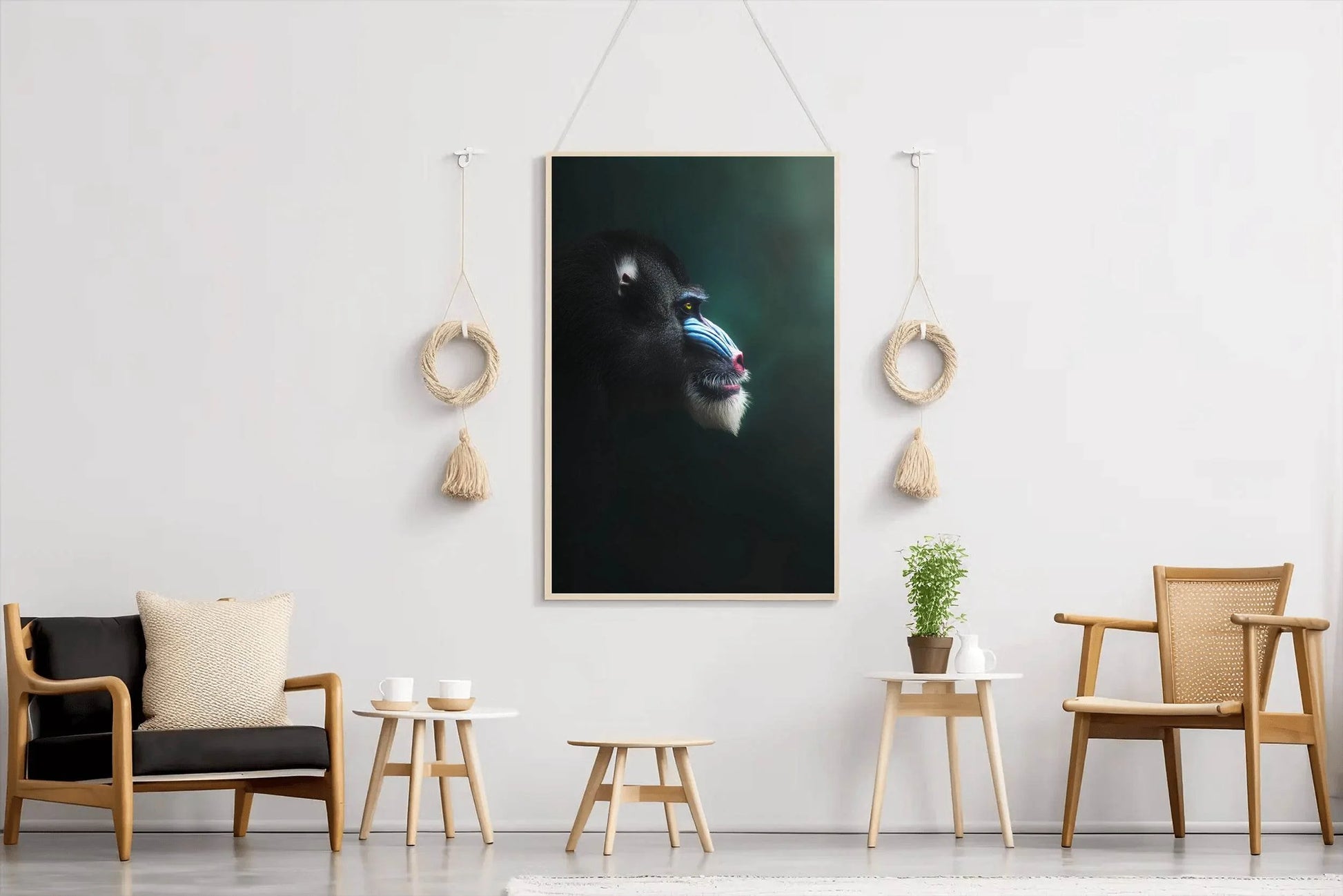 Mandrill Monkey Animal Wall Art - beink online art store